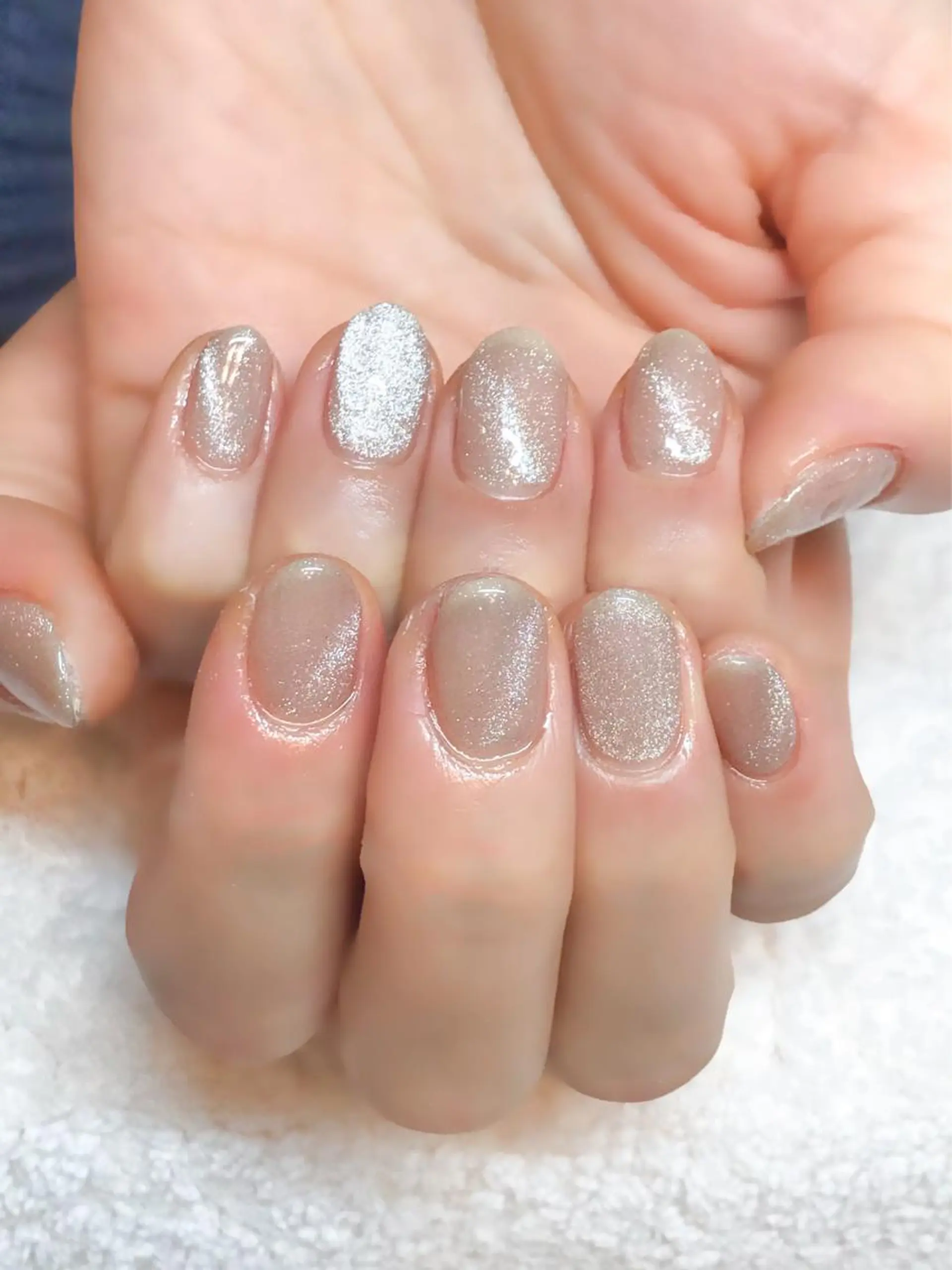 ネイル ジェルネイル マグネットネイル オフィスネイル ワンカラーネイル シンプルネイル Nyanco Nailのネイルデザイン