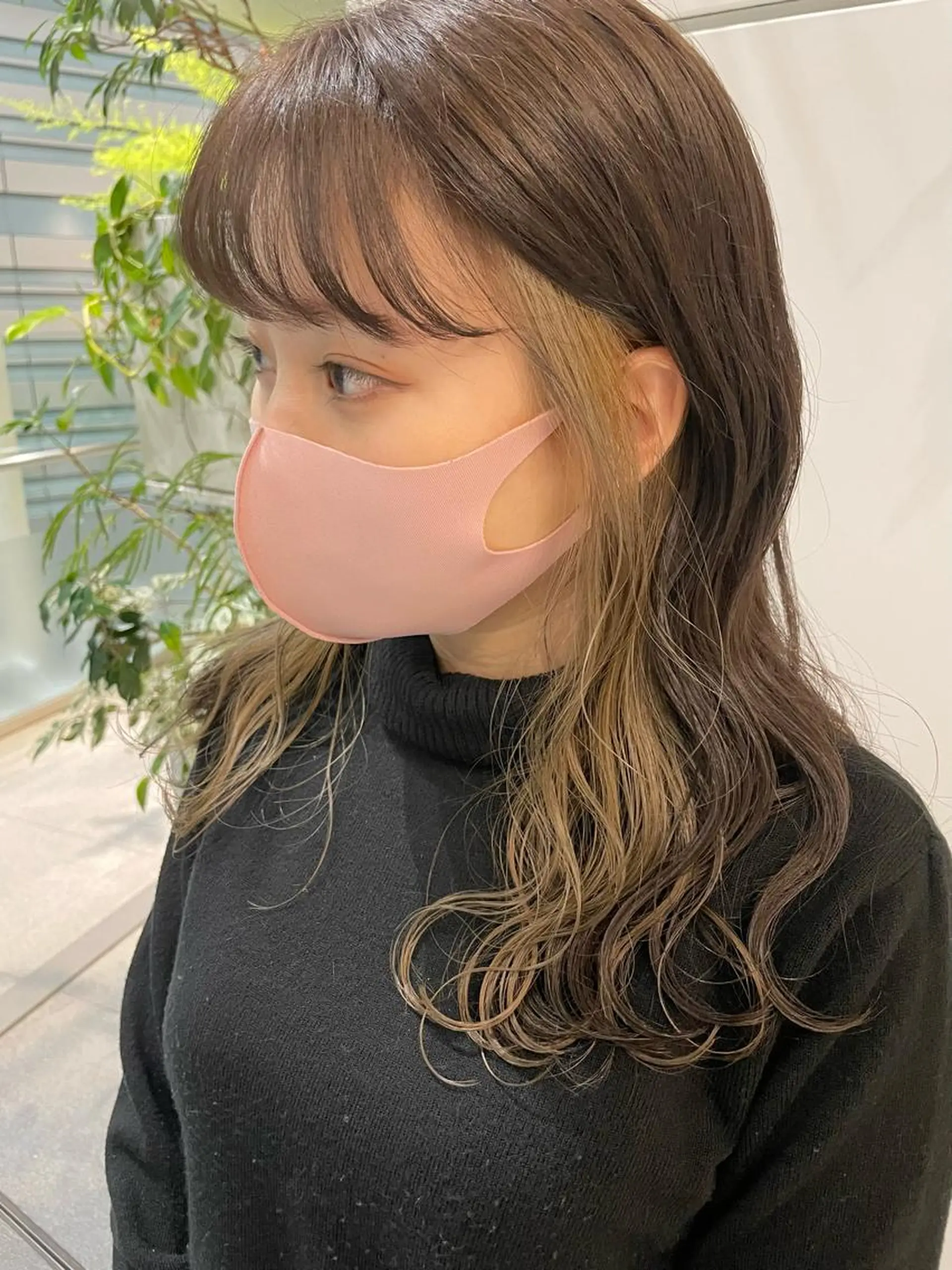 ミディアム ヘアカラー 完全個室サロン💐 代表取締役💐梶谷のヘアスタイル