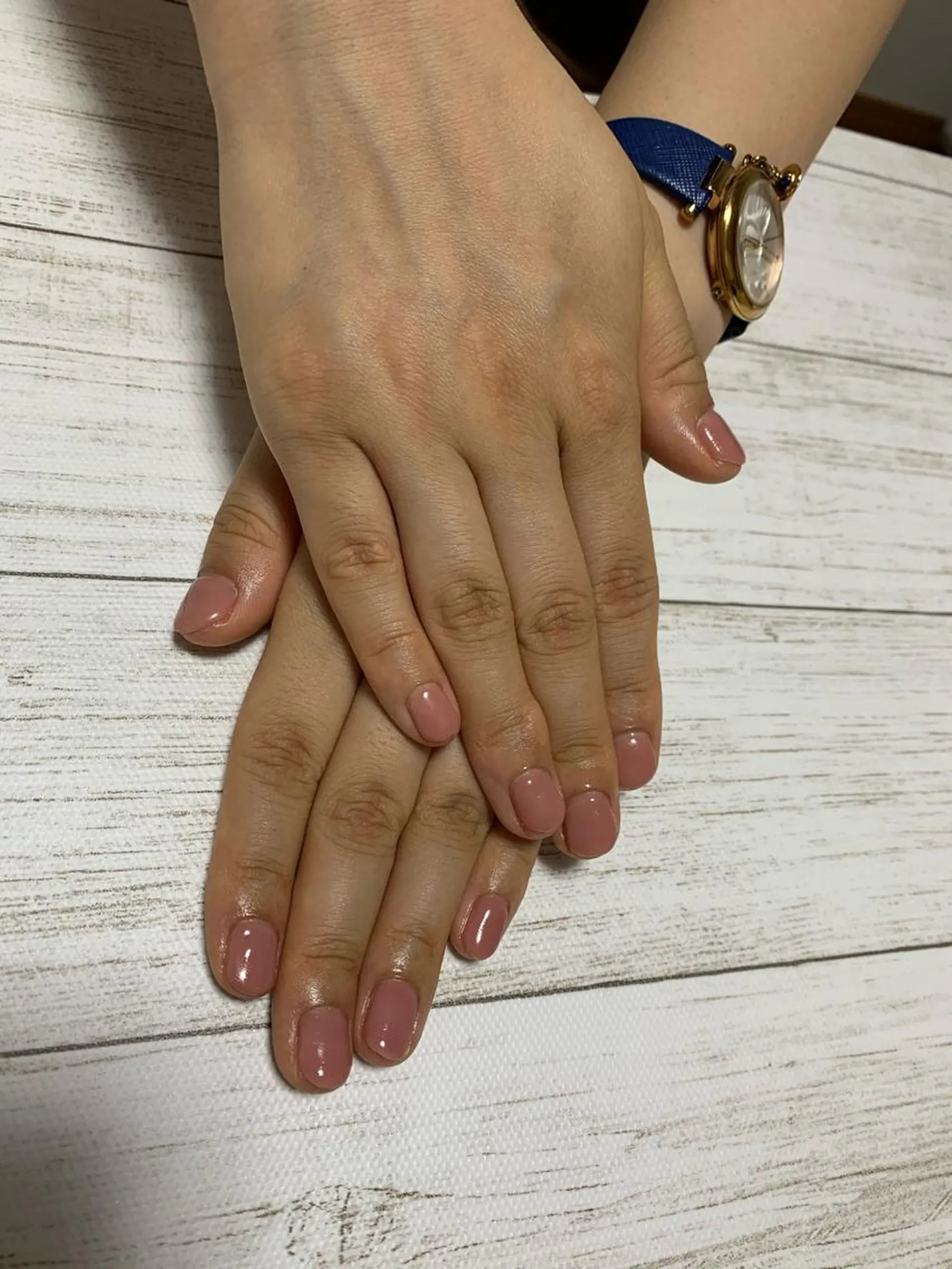 ネイル ワンカラーネイル ピンク nakamoto yuukaのネイルデザイン
