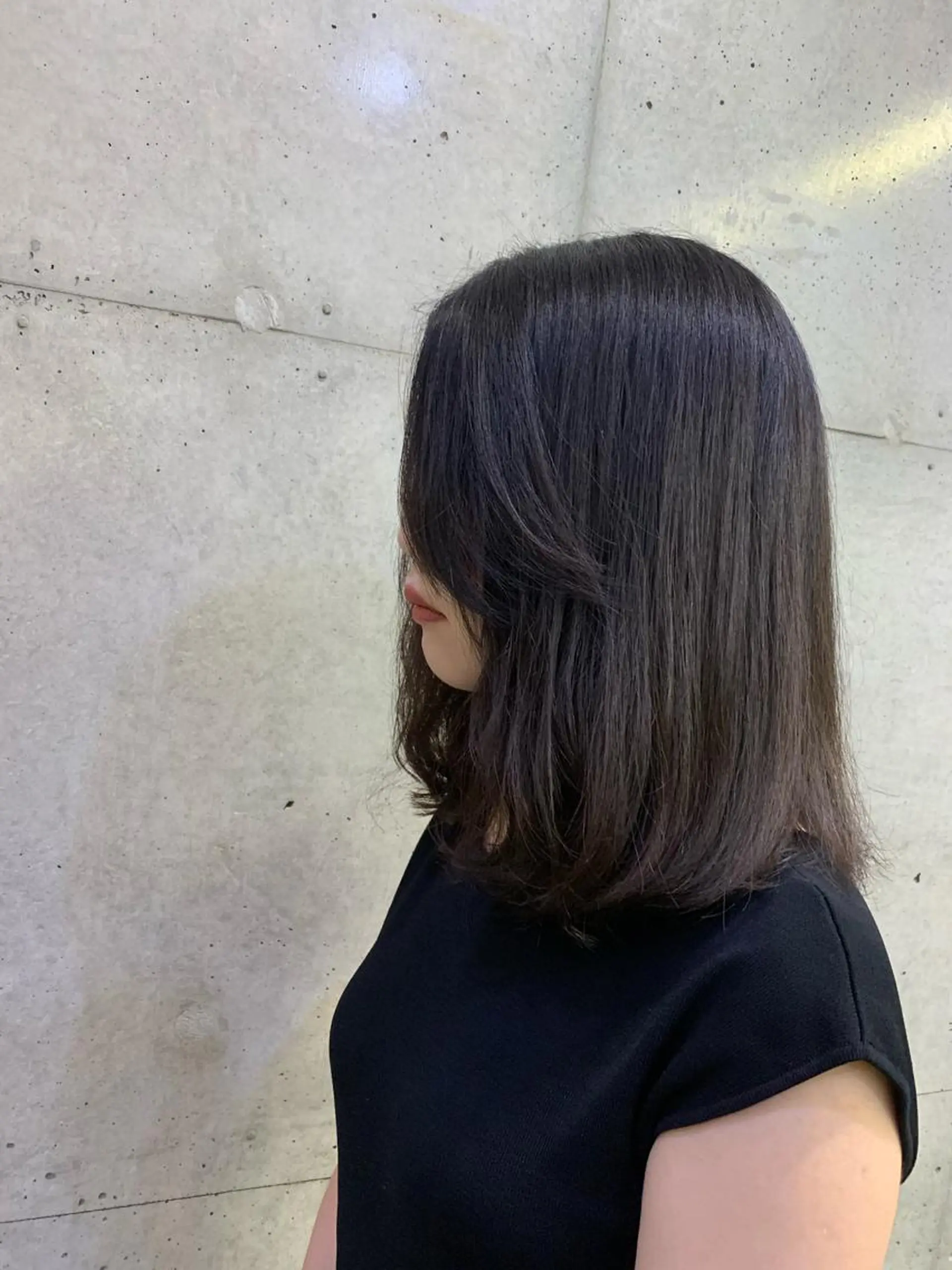 セミロング パーマ セミロングパーマ ストレートパーマ ラニティック所属・田辺 東陽のヘアスタイル