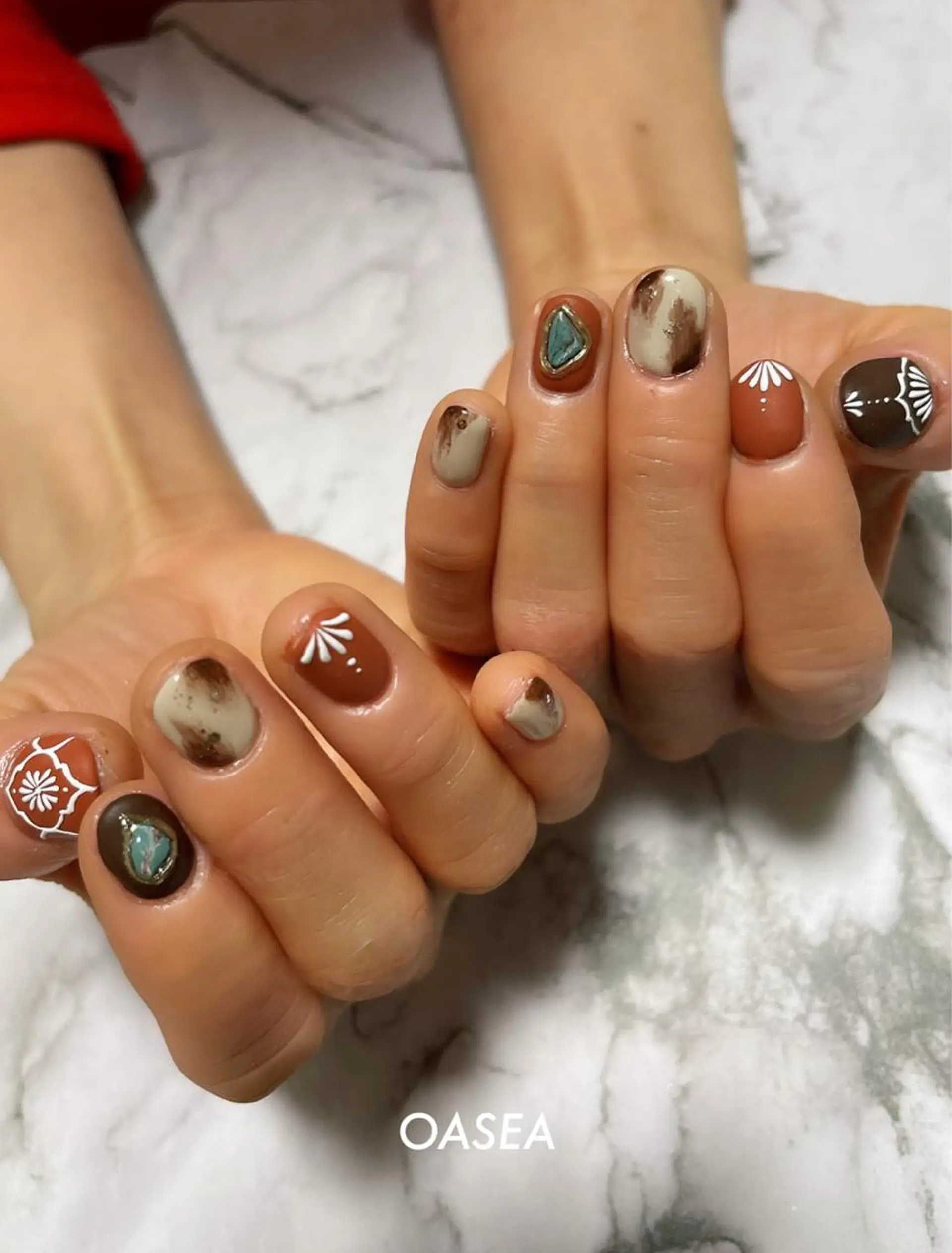 ネイル ハンドネイル 🌞💜 KAORI 🌴のネイルデザイン