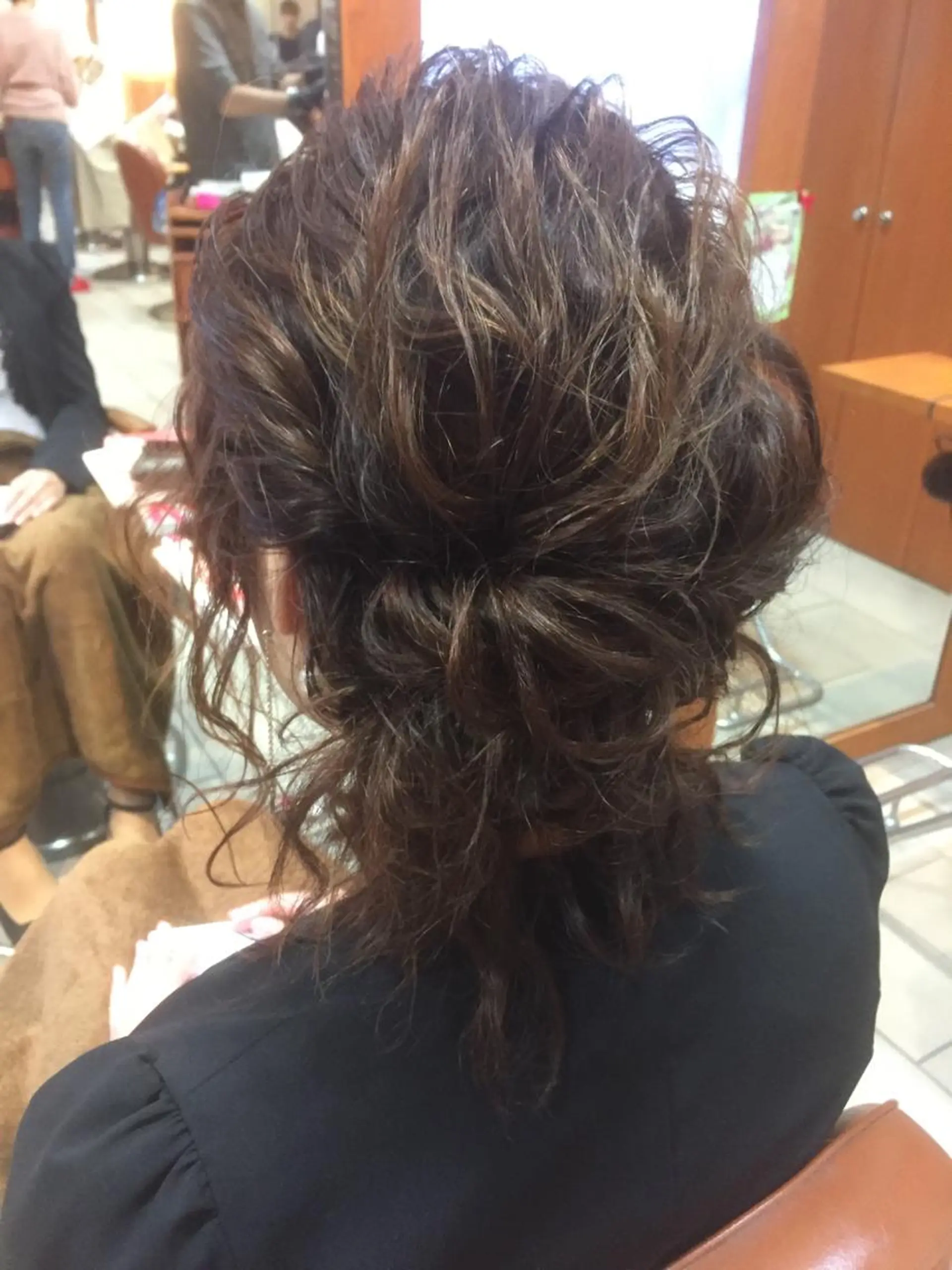 セミロング カラー パーマ ヘアアレンジ 可愛いを作る神 ナオヒロのヘアスタイル