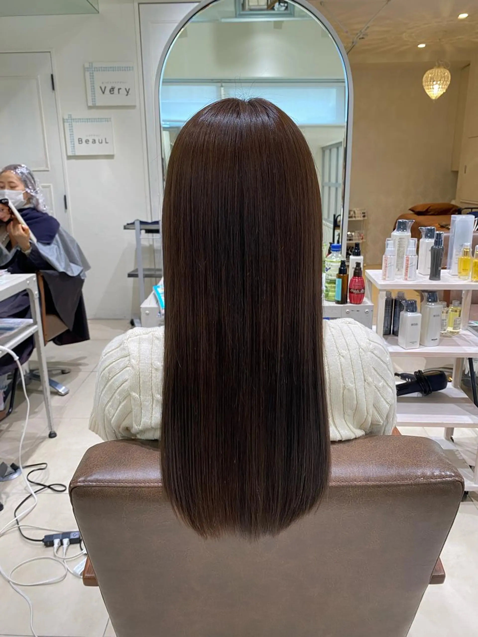 ロング 髪質改善 トリートメント 艶カラー🩵中久保 舞優🩵のヘアスタイル