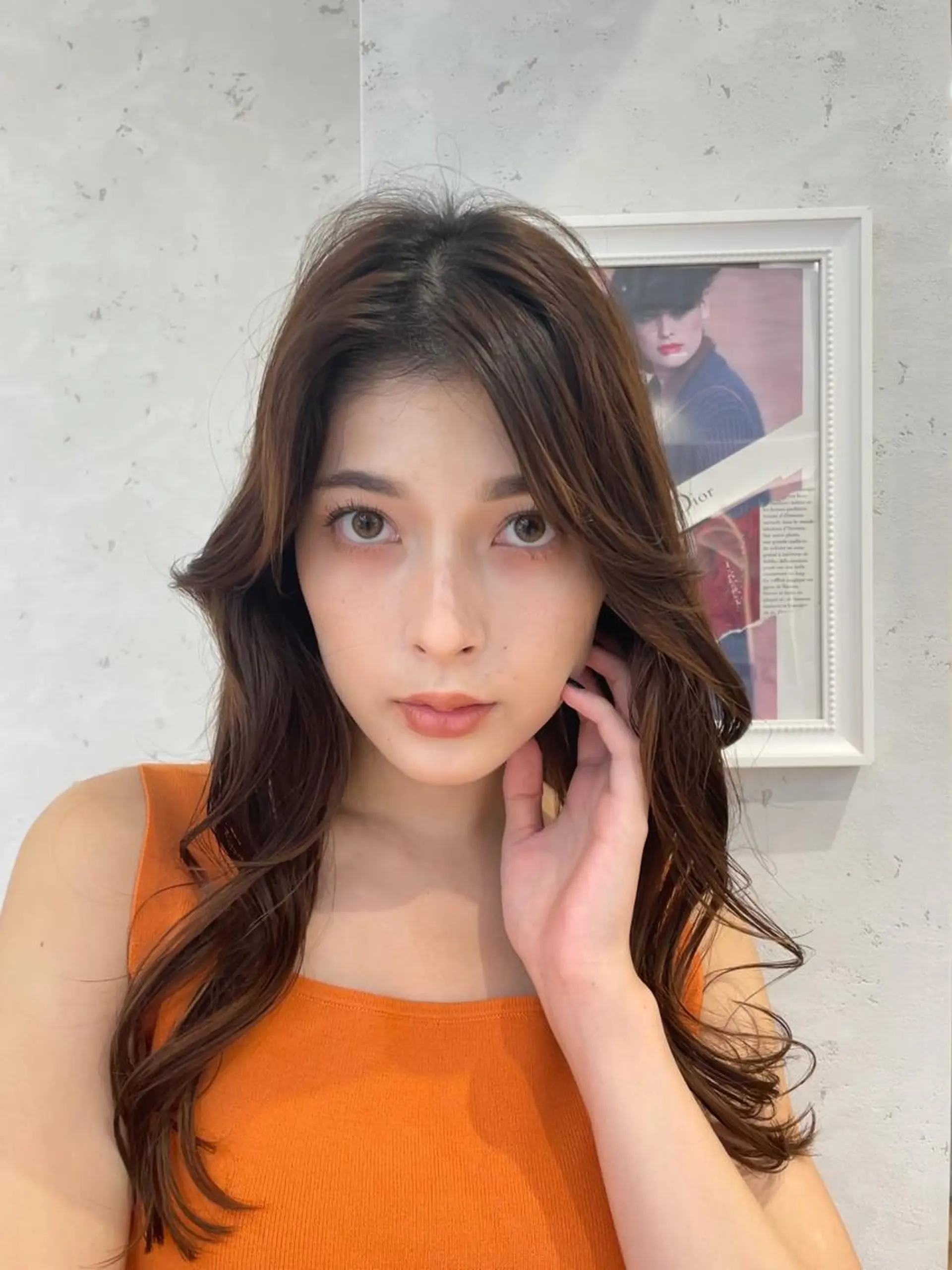 ロング 産休中2026.4月 復帰予定/野崎華代のヘアスタイル