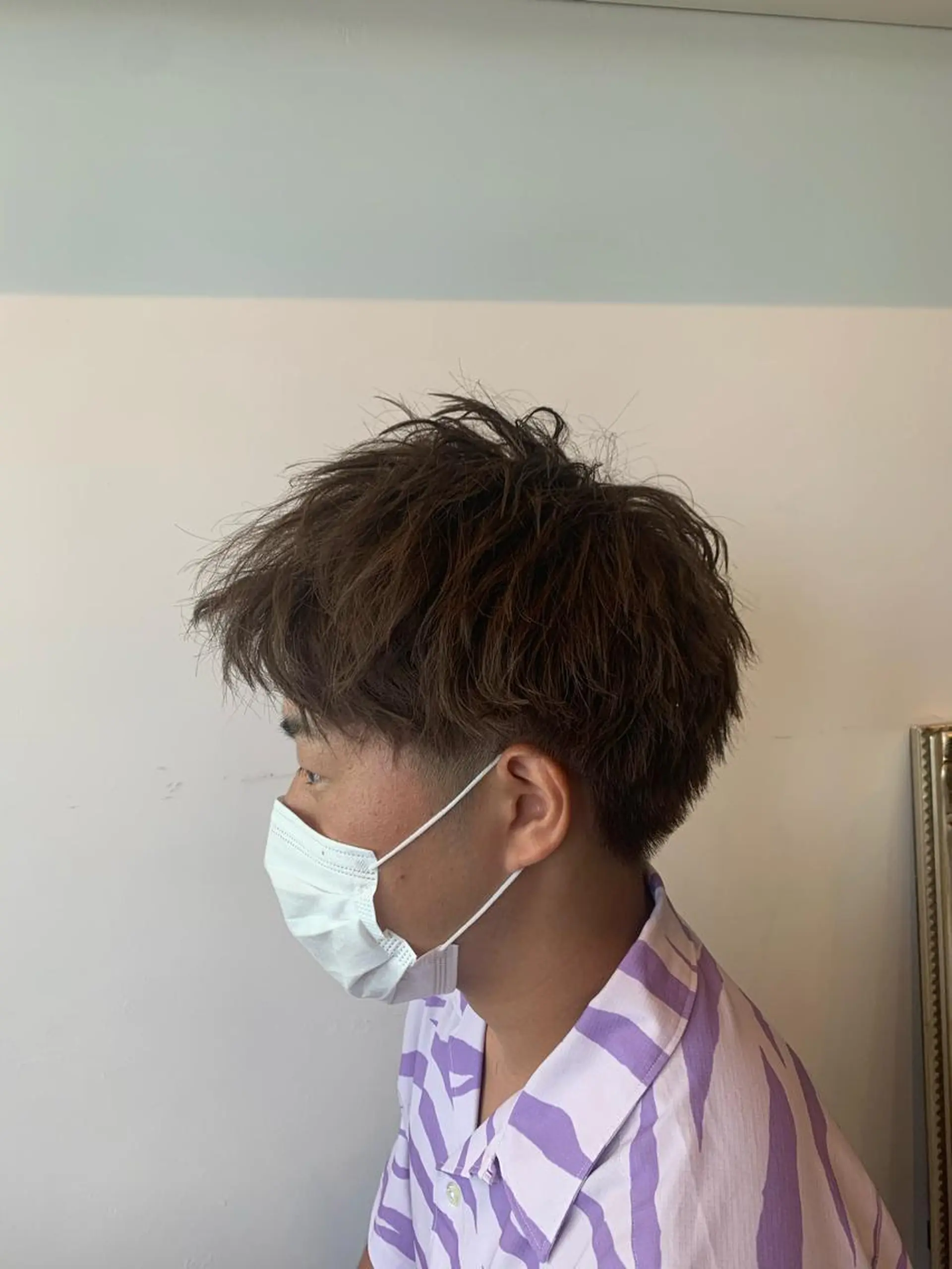 ショート カット ヘアカラー トリートメント 山口 竣也のヘアスタイル
