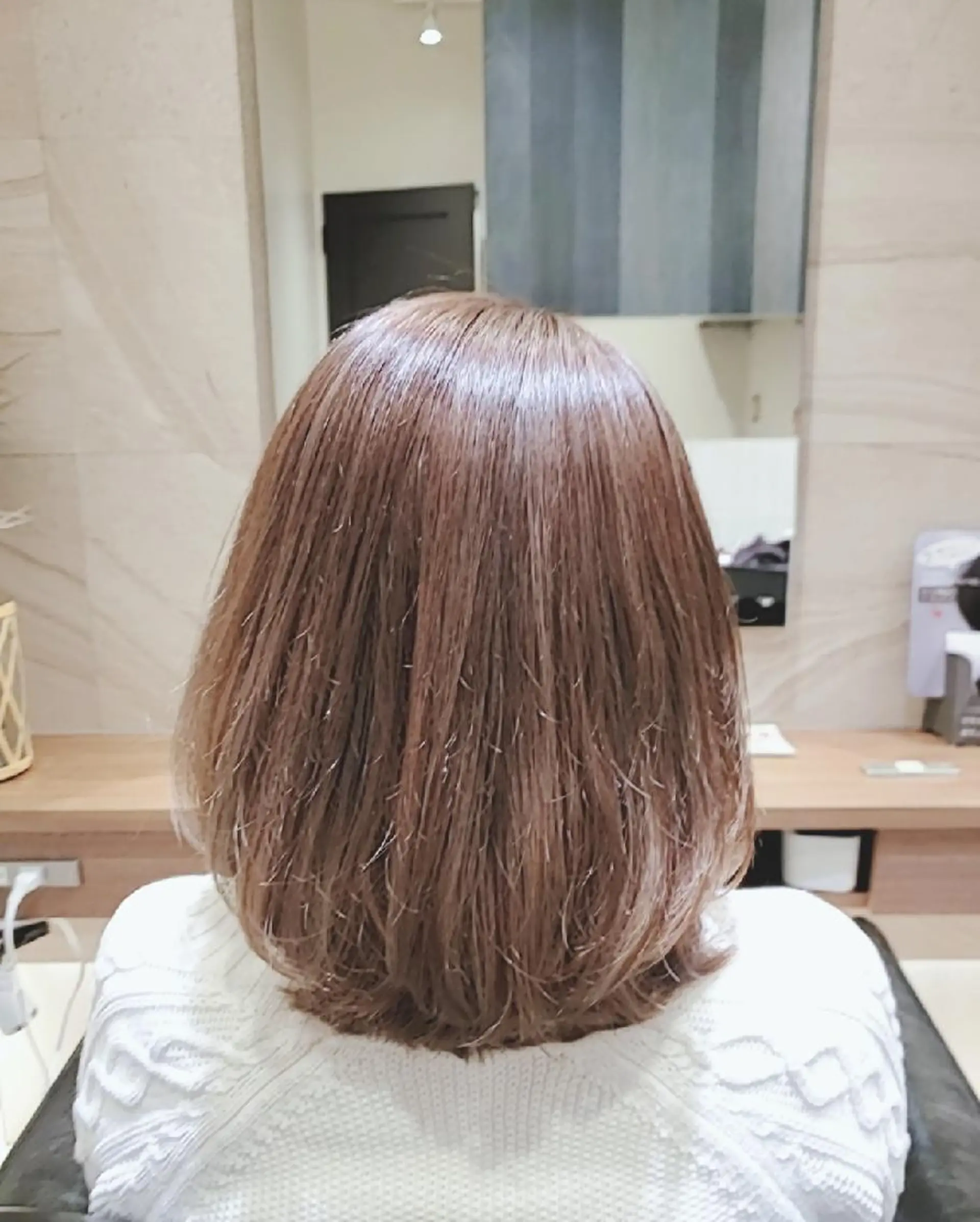 ミディアム カラー ハイライトカラー ハイライト 💎カラー特化💎 長嶺文江💎のヘアスタイル