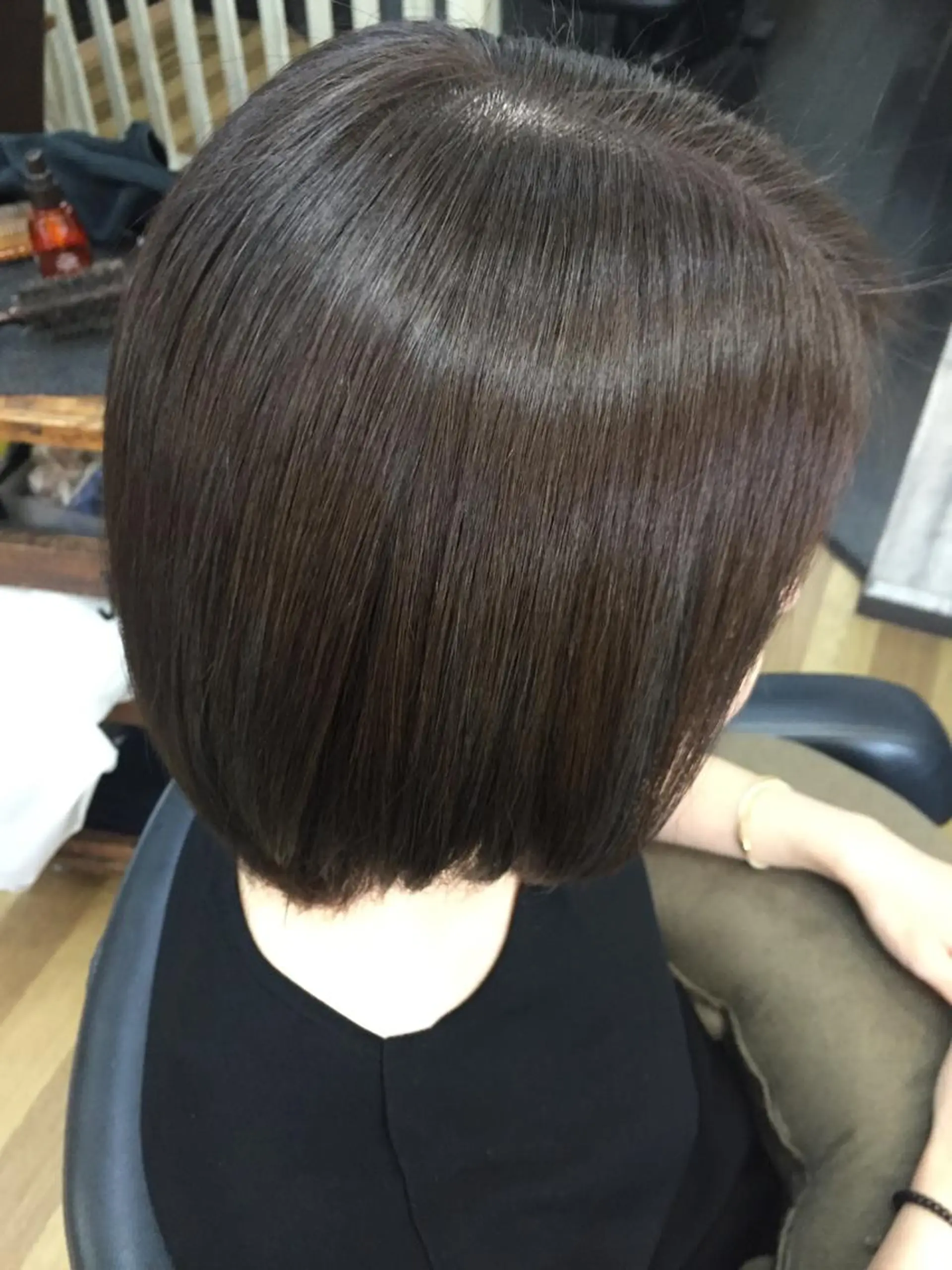 カラー アディクシーカラー アッシュ atoll所属・中山 ルミ子のヘアスタイル