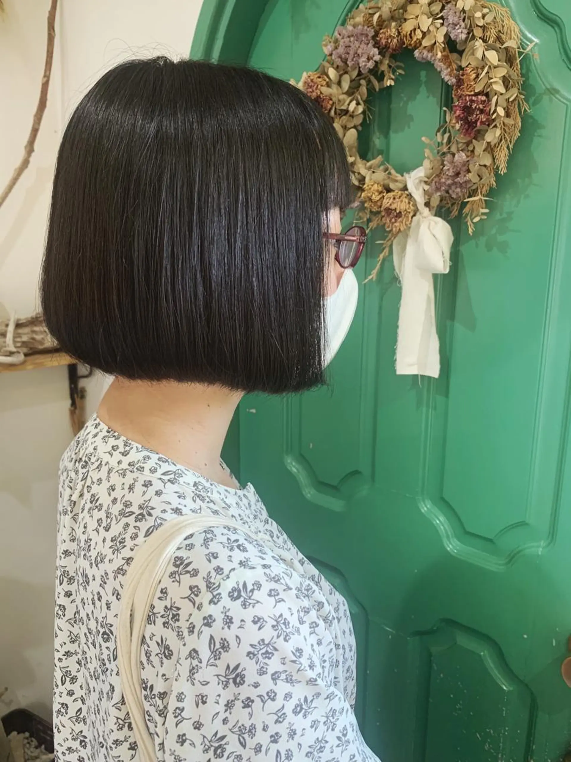 ショート ボブ カット ヘッドスパ 佐藤 美咲のヘアスタイル