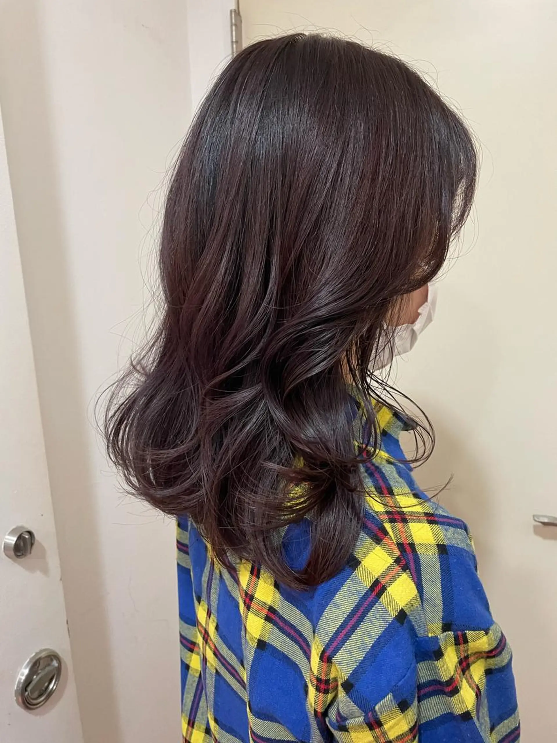セミロング パープルカラー 🦋透明感 艶カラー Rie🦋のヘアスタイル