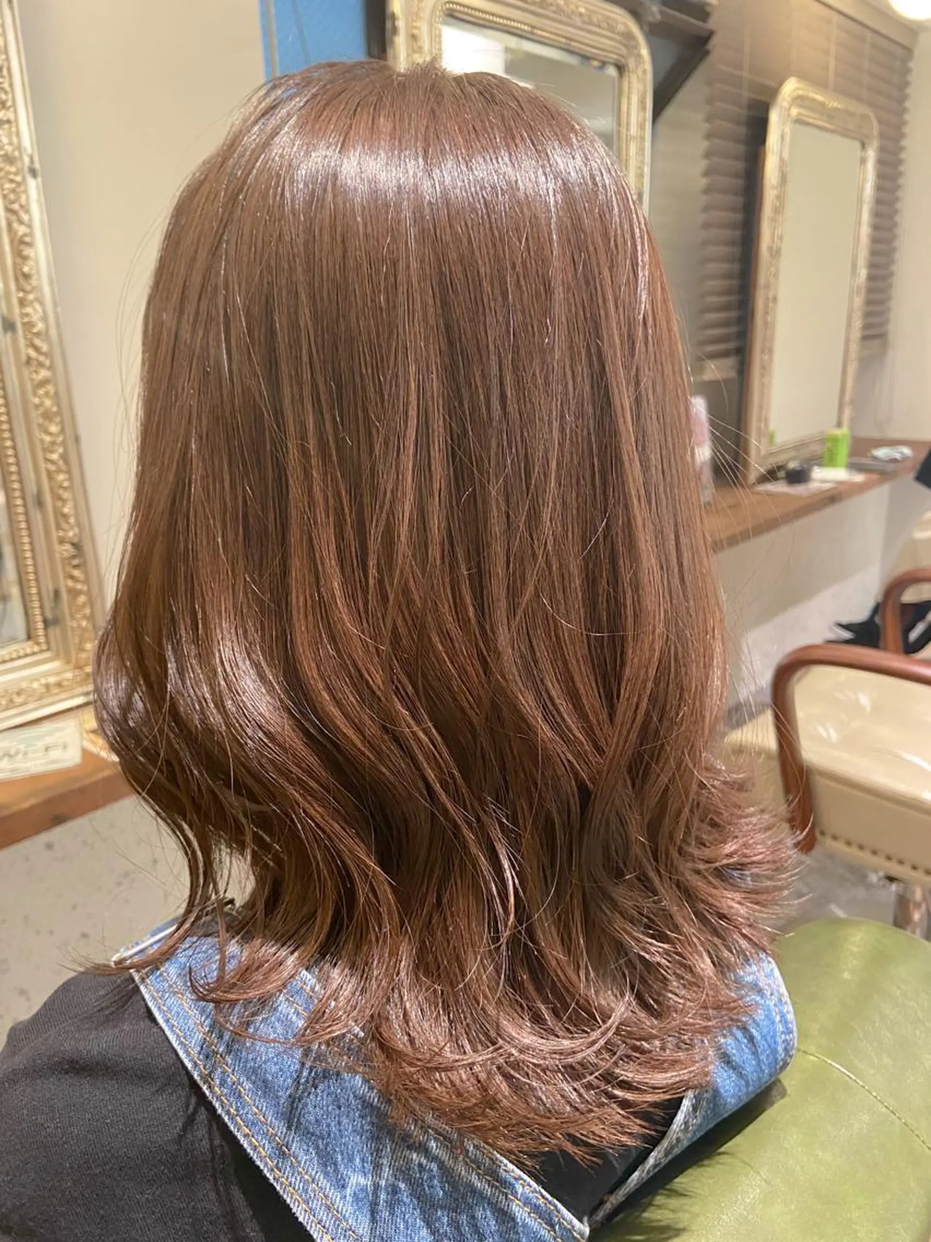 ミディアム カラー カット ヘアカラー トリートメント 滝口 江梨🔅のヘアスタイル