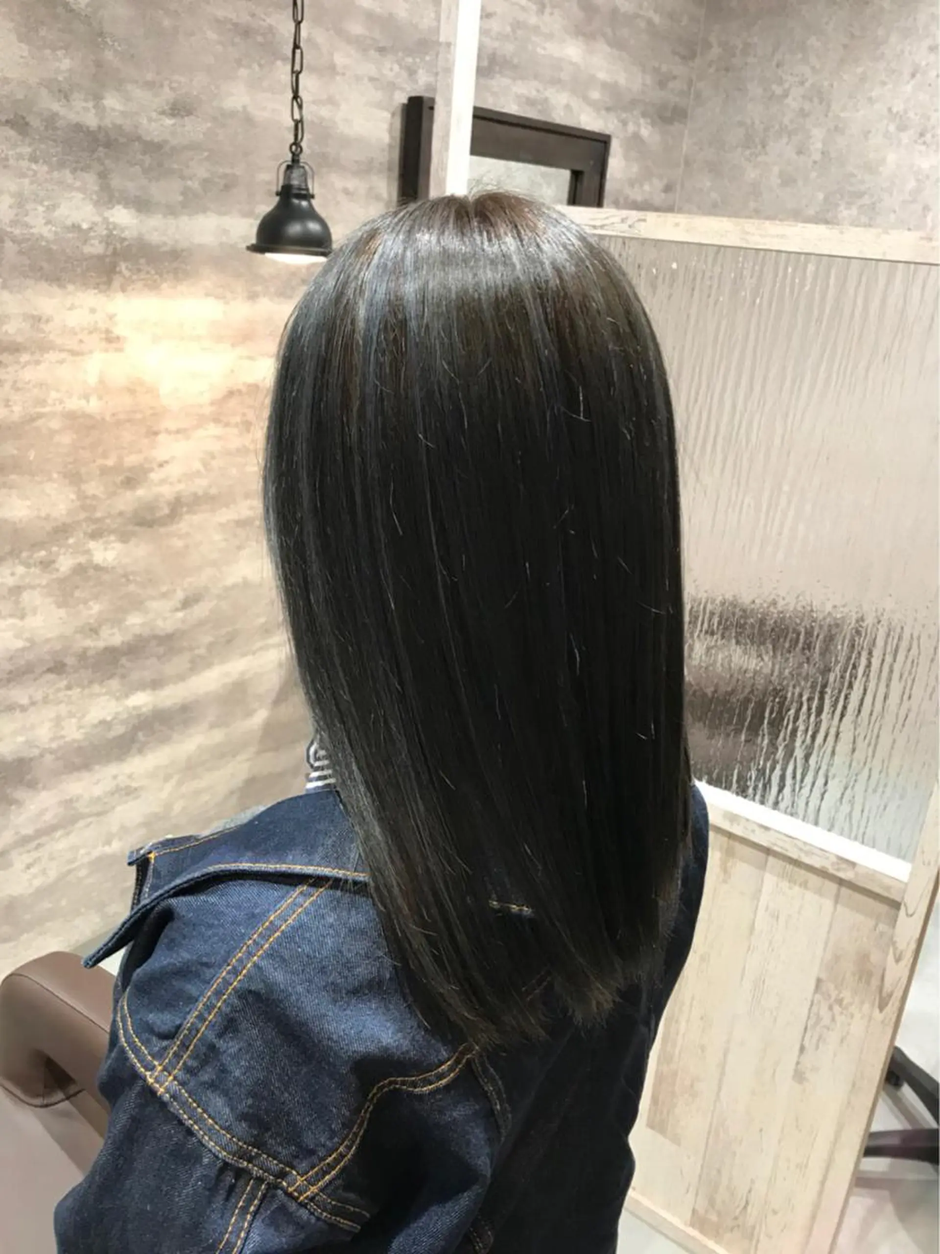 セミロング カラー ブルーカラー 💈Blanco💈 カラー&ケア🌈のヘアスタイル