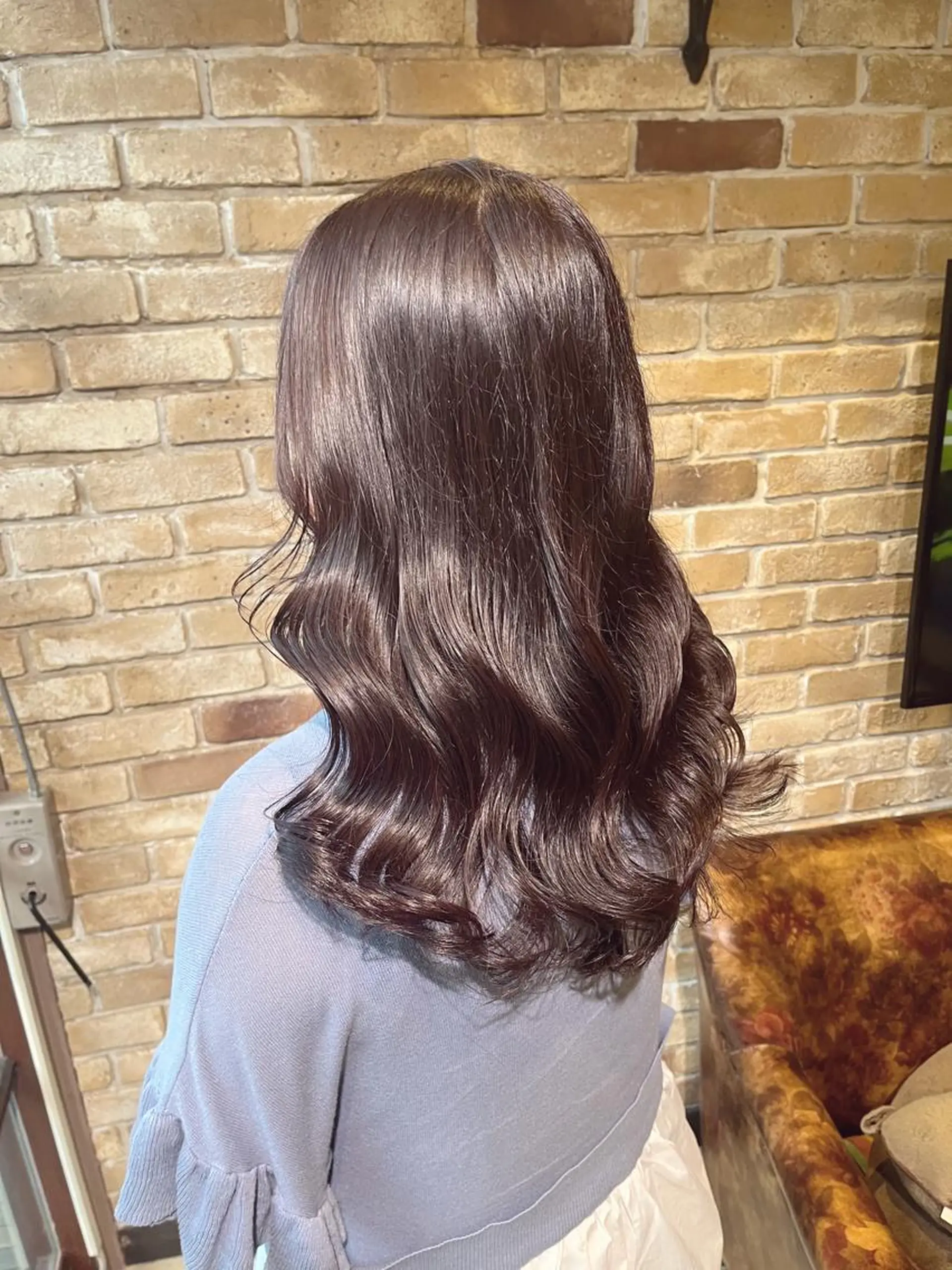 ロング ヘアカラー 🧡ミルクティー/ レイヤー🧡ショウナのヘアスタイル