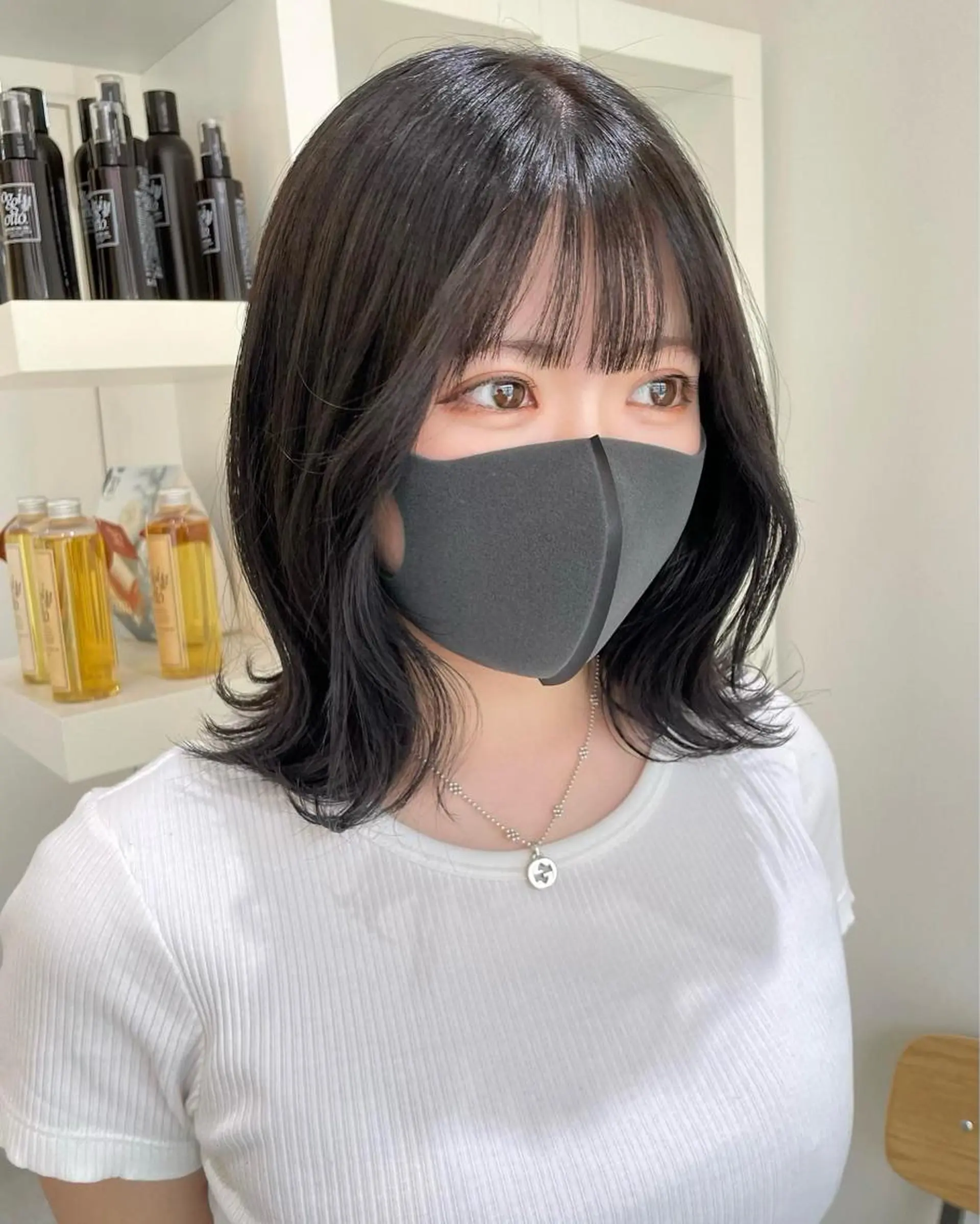 ミディアム カラー mir所属・柿沼 未夢のヘアスタイル