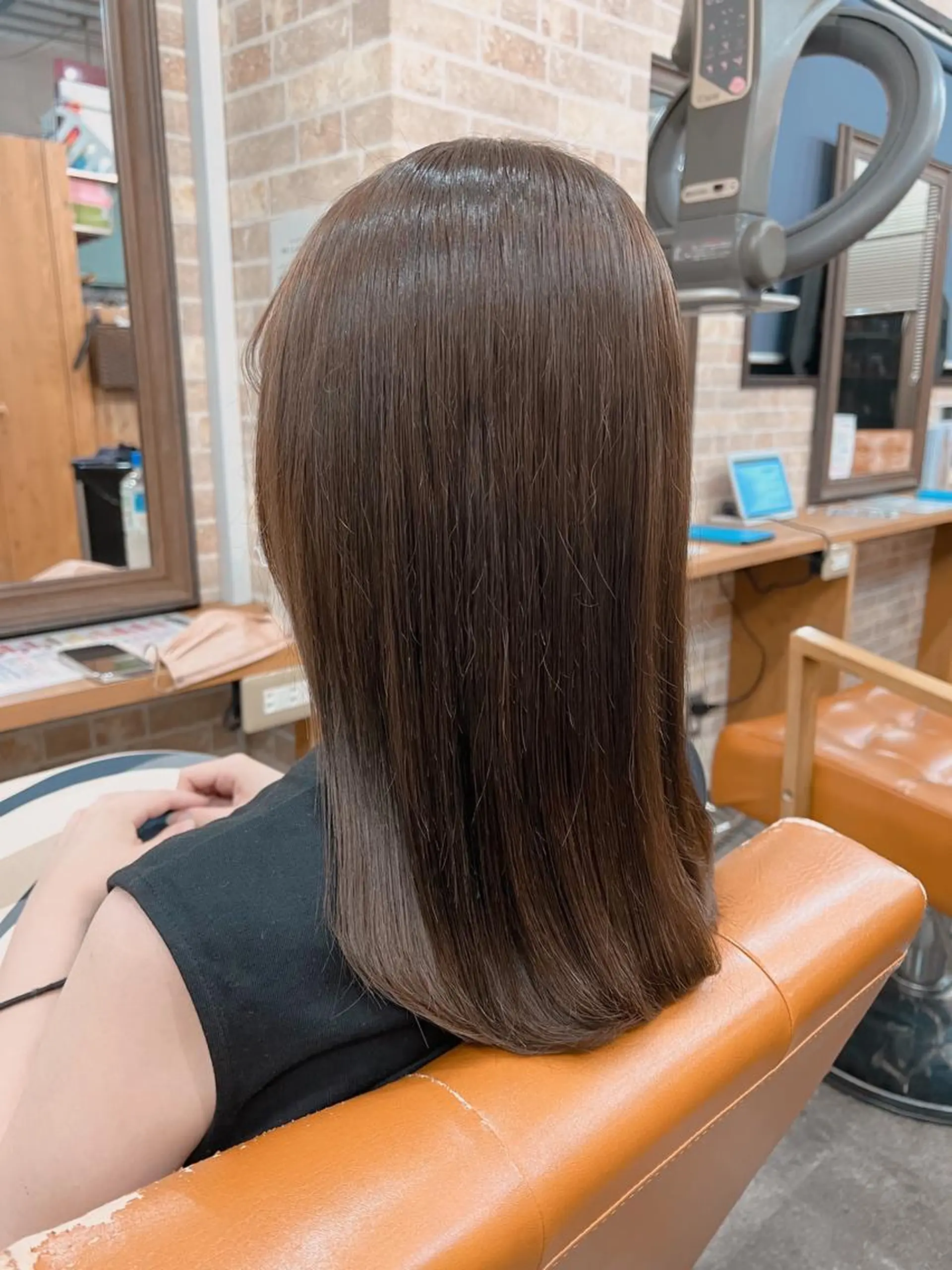 ミディアム カラー ヘアカラー トリートメント 上質髪🪐 AIRI🪷‧₊˚のヘアスタイル