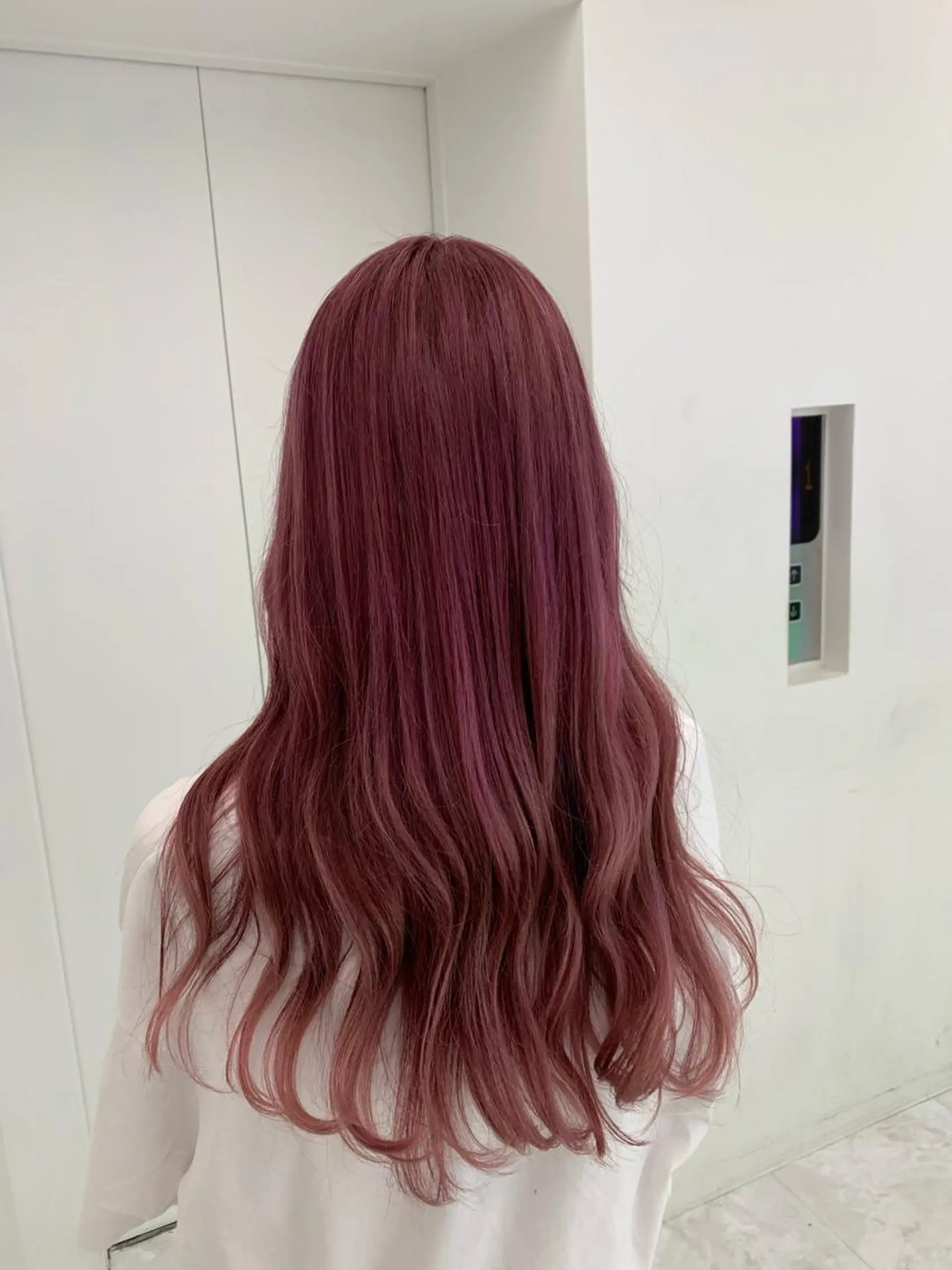 ロング パーマ ヘアアレンジ 💕上野美容師☁ ブリーチ💖サワのヘアスタイル