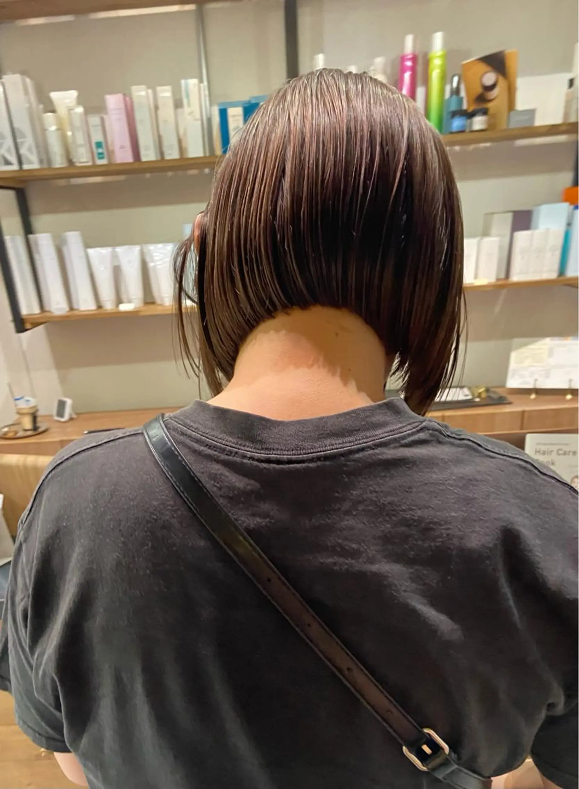 ショート カラー カット ヘアカラー トリートメント 田中 あやなのヘアスタイル