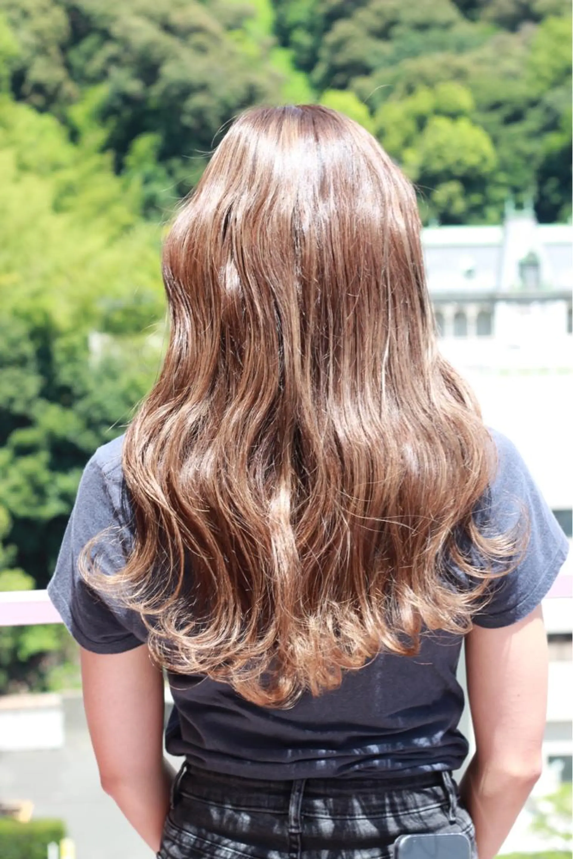 ロング カラー ベージュカラー ハイトーンカラー ハイトーンベージュ カット ヘアカラー Viage （ビアージュ）のヘアスタイル