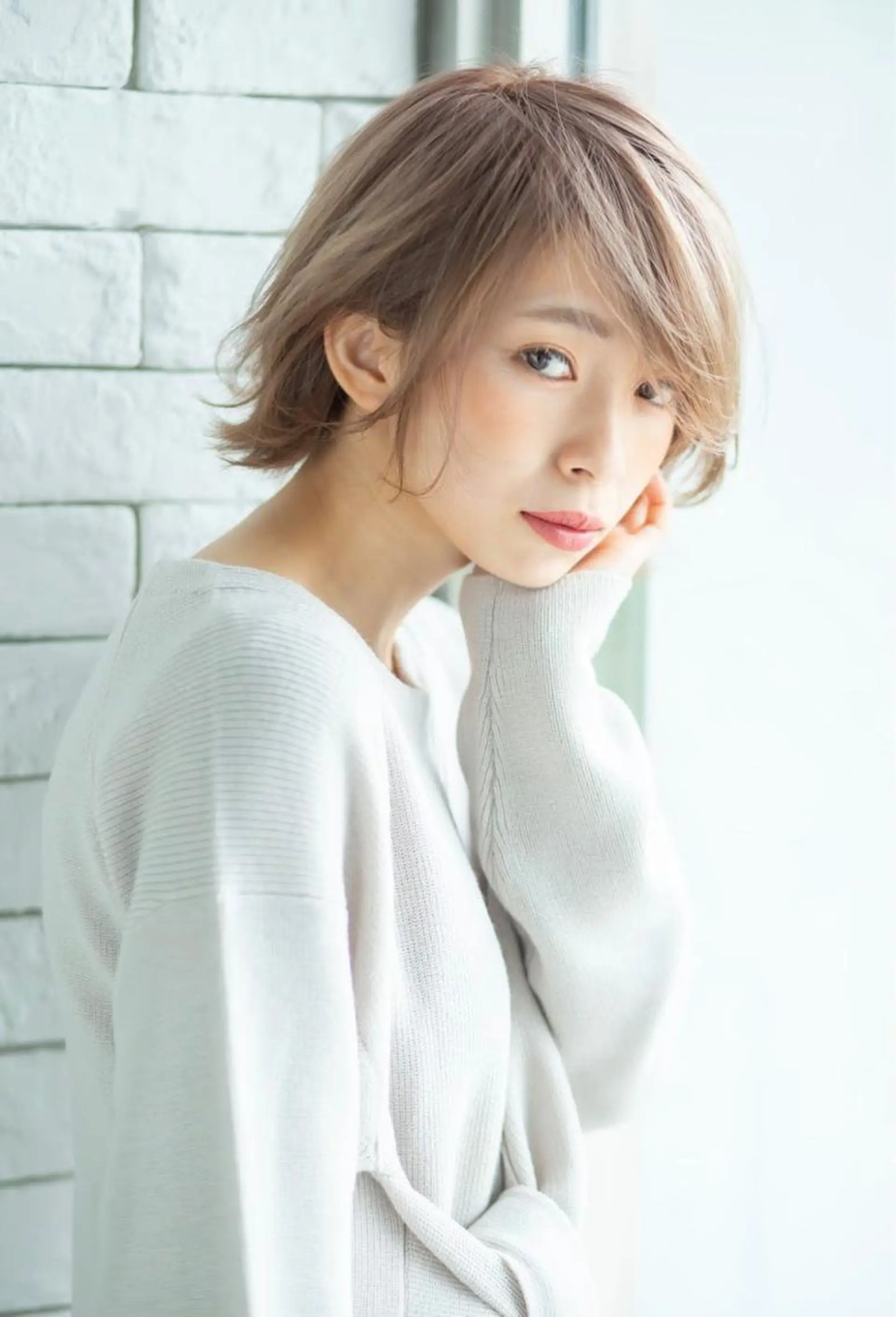 ショート ヘアカラー トリートメント 西新/siohair 似合わせ/石尾刻矢のヘアスタイル