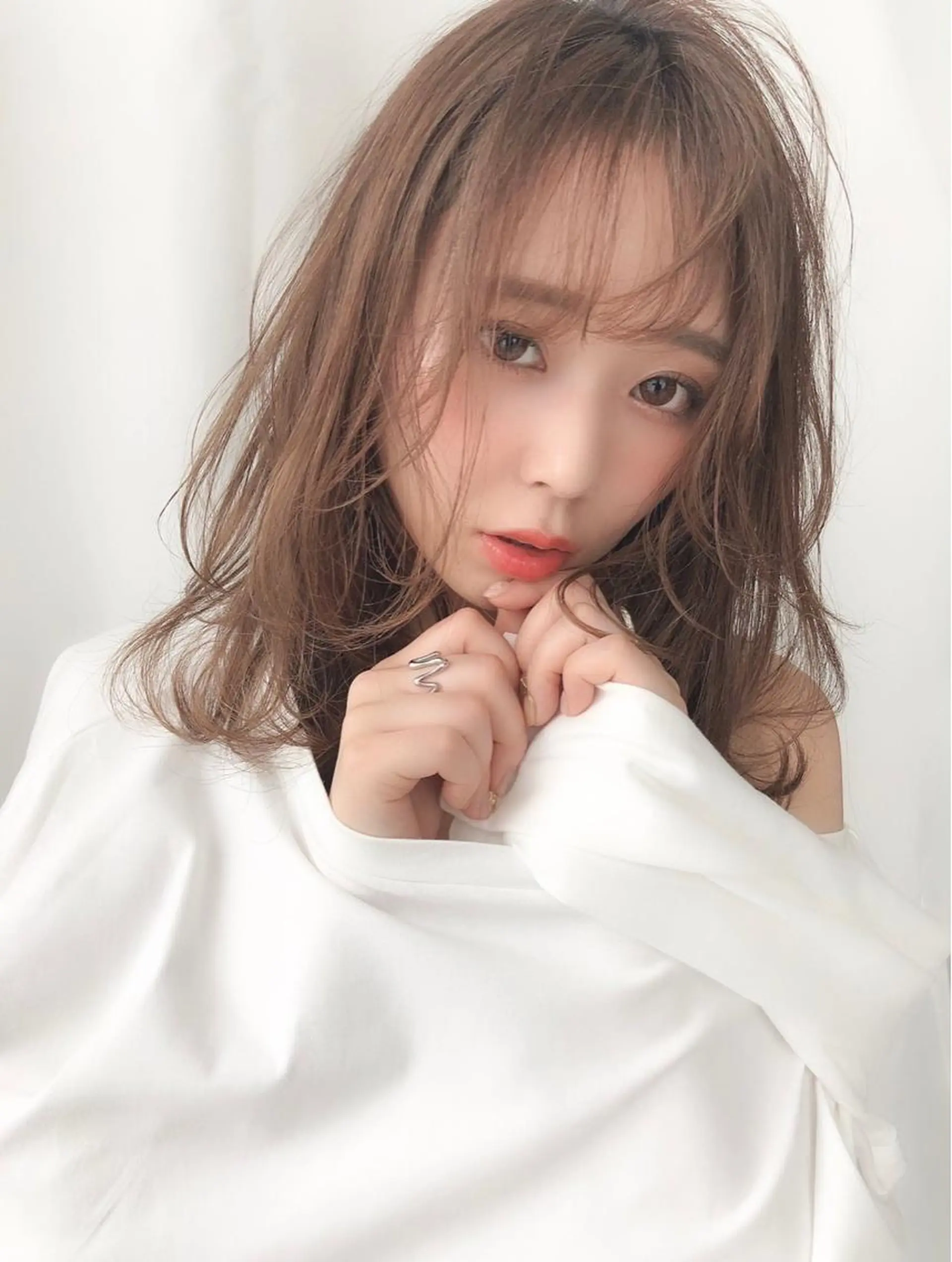 セミロング 髪質改善IENA店長 小泉拓のヘアスタイル