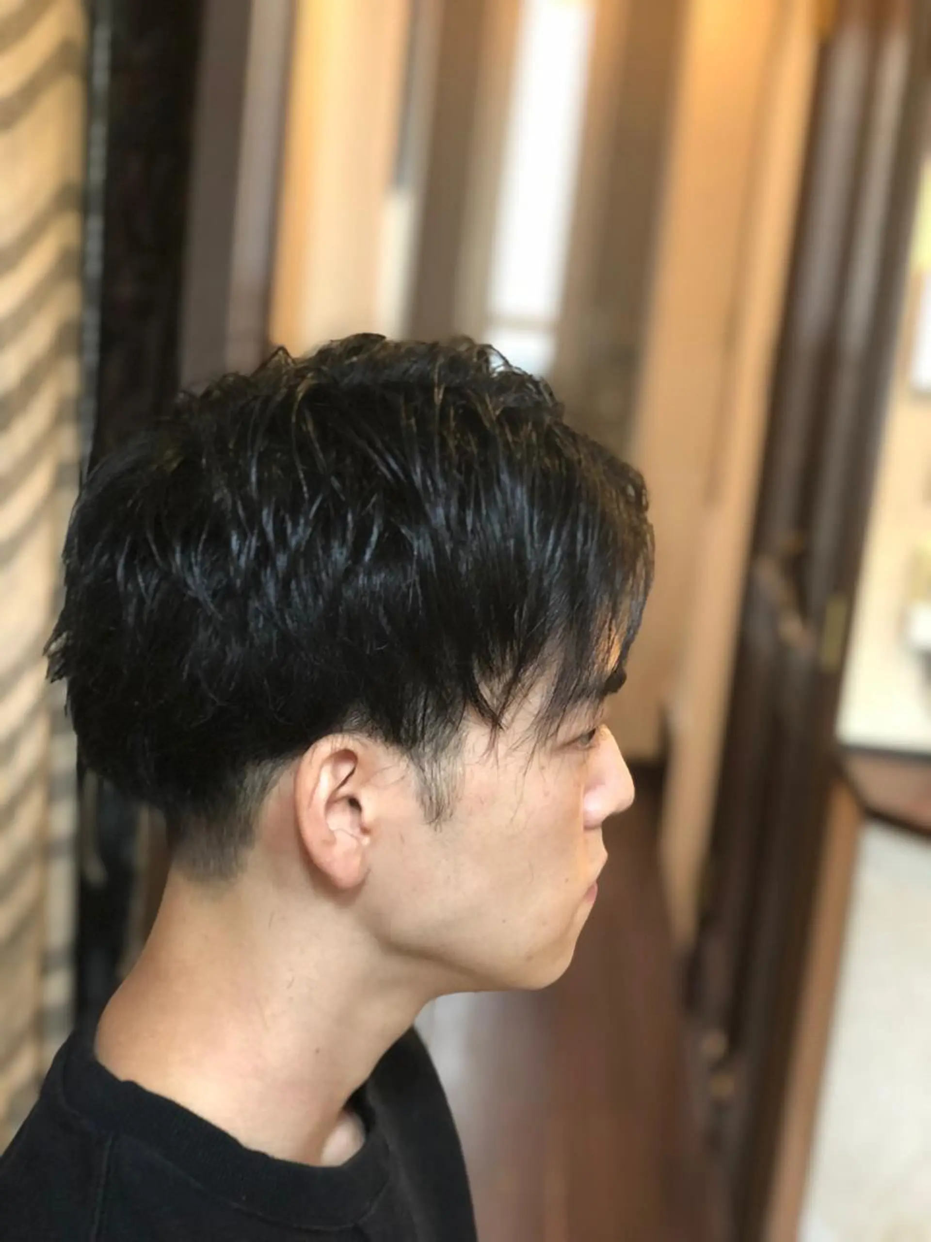 ミディアム カラー メンズ パーマ特化 三浦楓雅のヘアスタイル