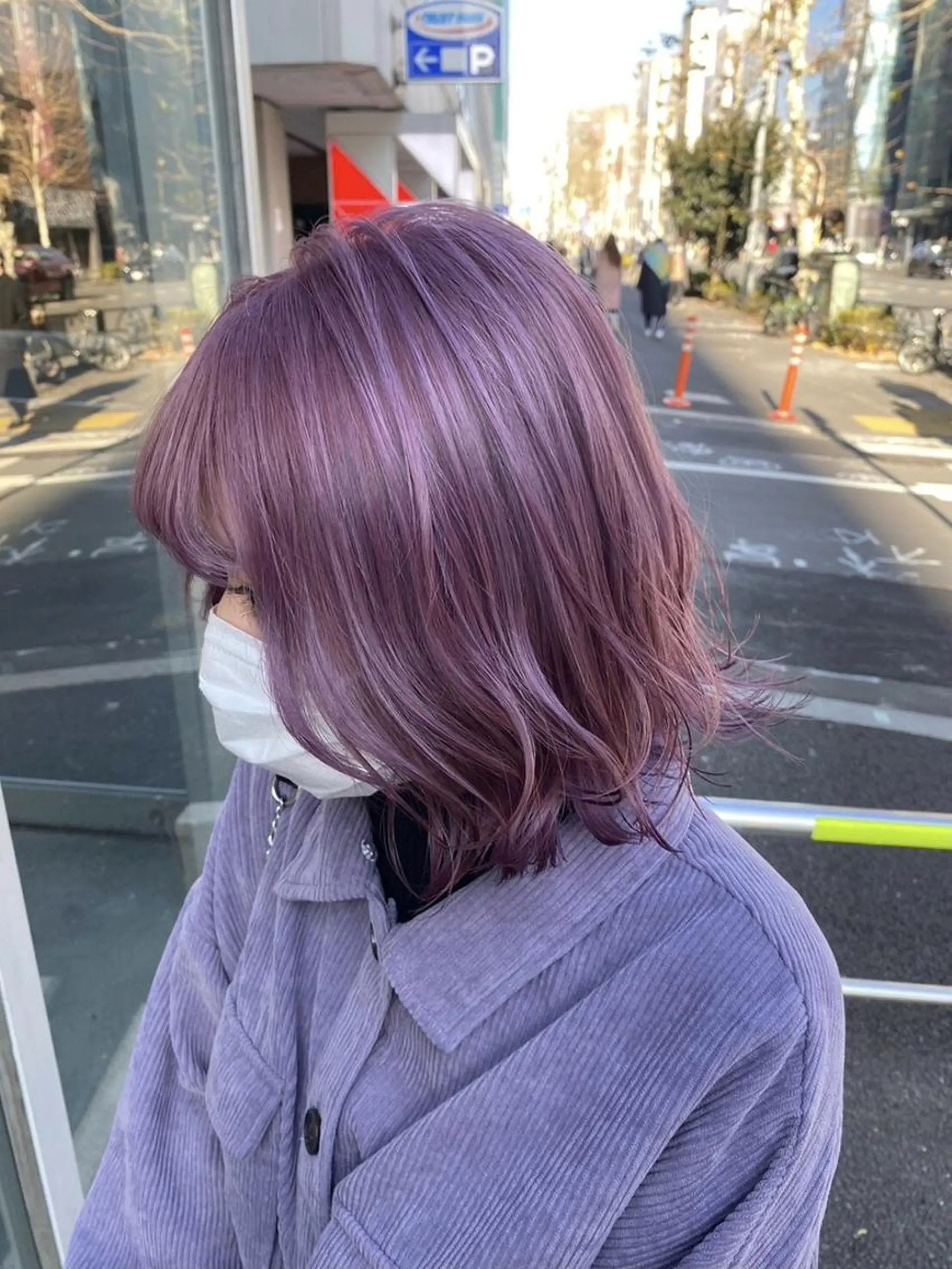 カラー 暗め透明感カラー💞 横浜UNITED💞のヘアスタイル