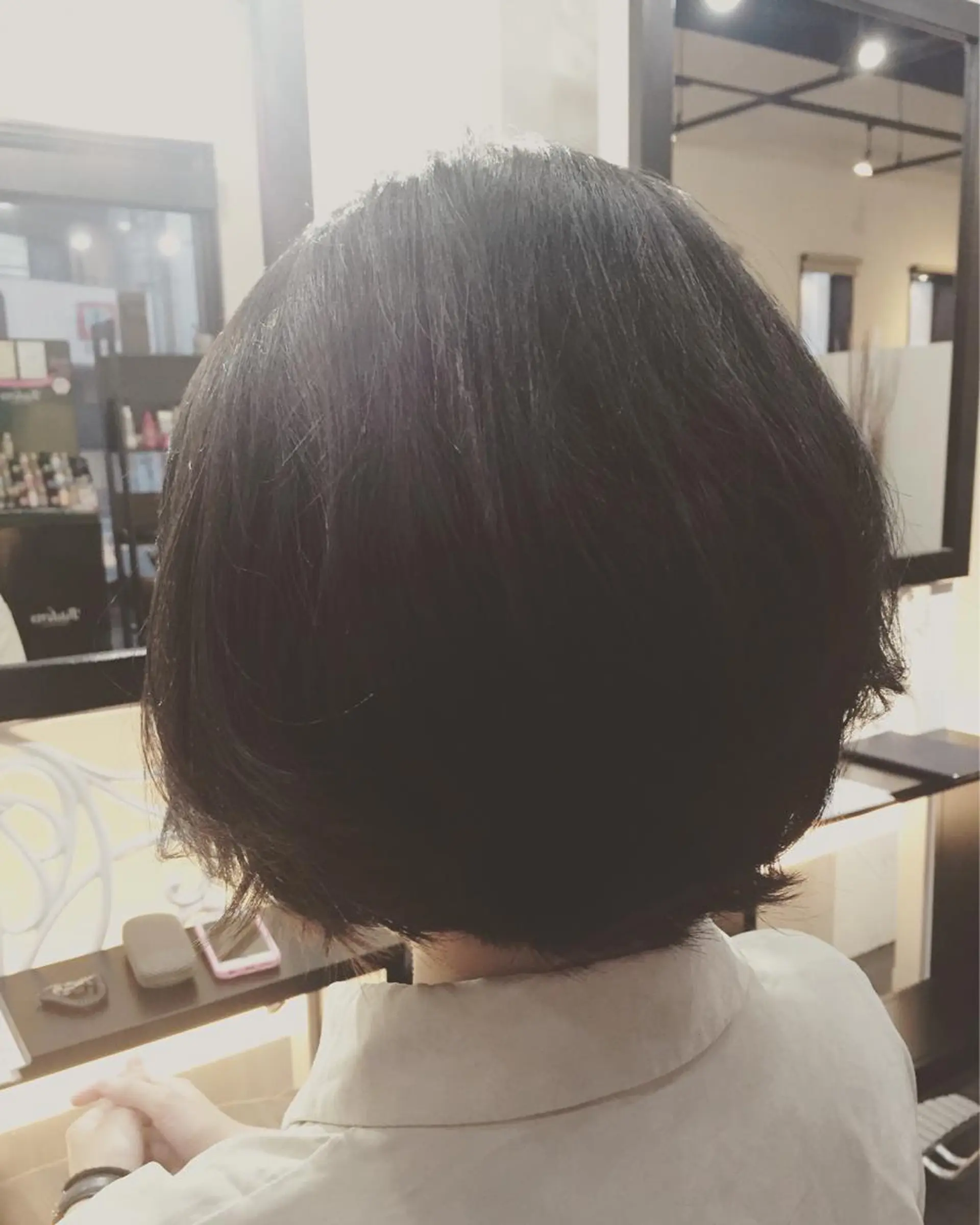 ショート カラー お気に入り口コミ満足度☺️ご紹介数No.1 エリア 大人気❗️最新サロン 駅2分!所属・バッサリ◎矯正〜スパ ☆周年祭#髪医者岩永のヘアスタイル