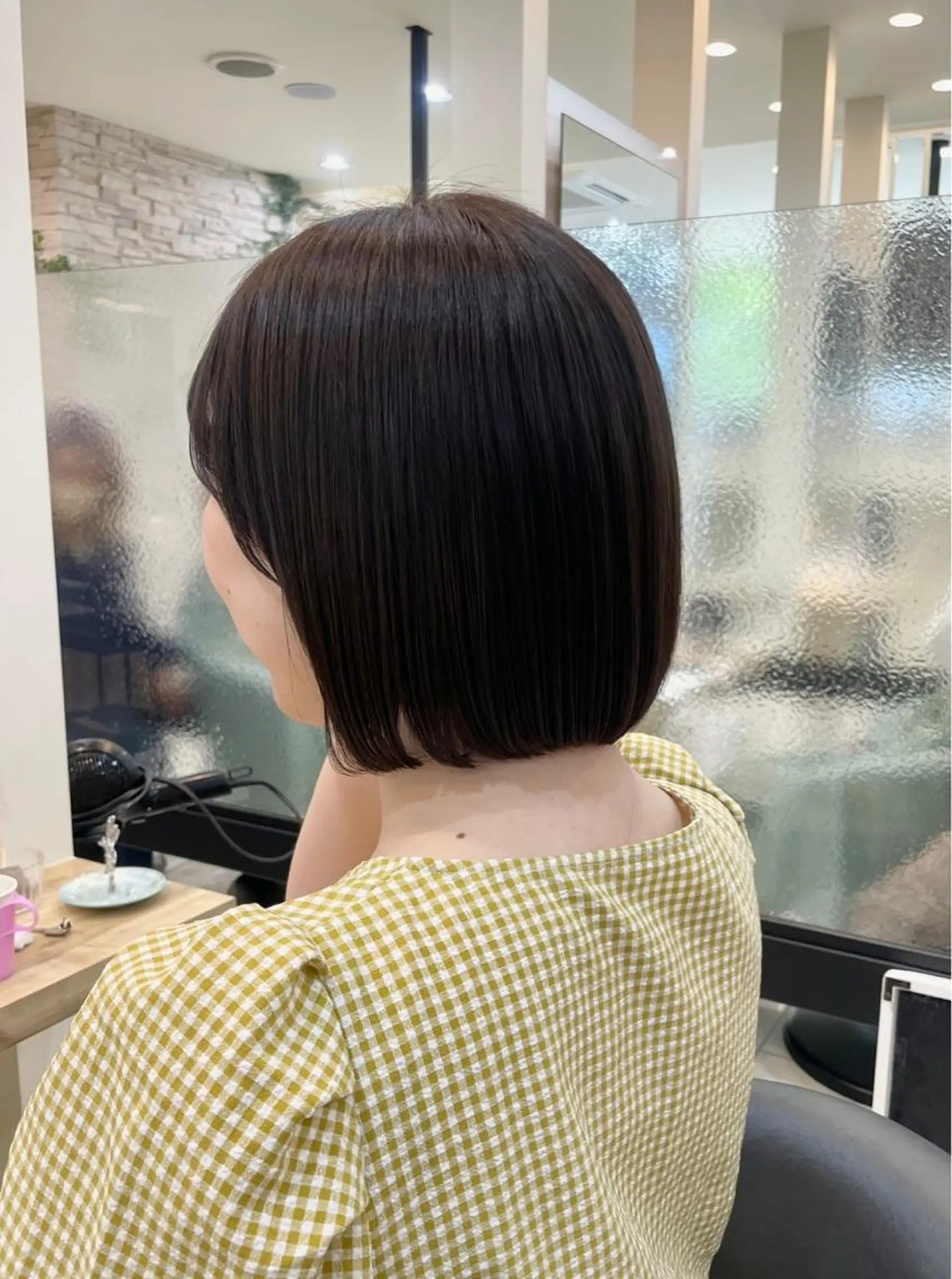 ショート カラー ヘアアレンジ 切りっぱなしボブ アッシュ アッシュブラウン ブラウンカラー 透明感カラー カット トリートメント hana✿ /透明感カラーのヘアスタイル
