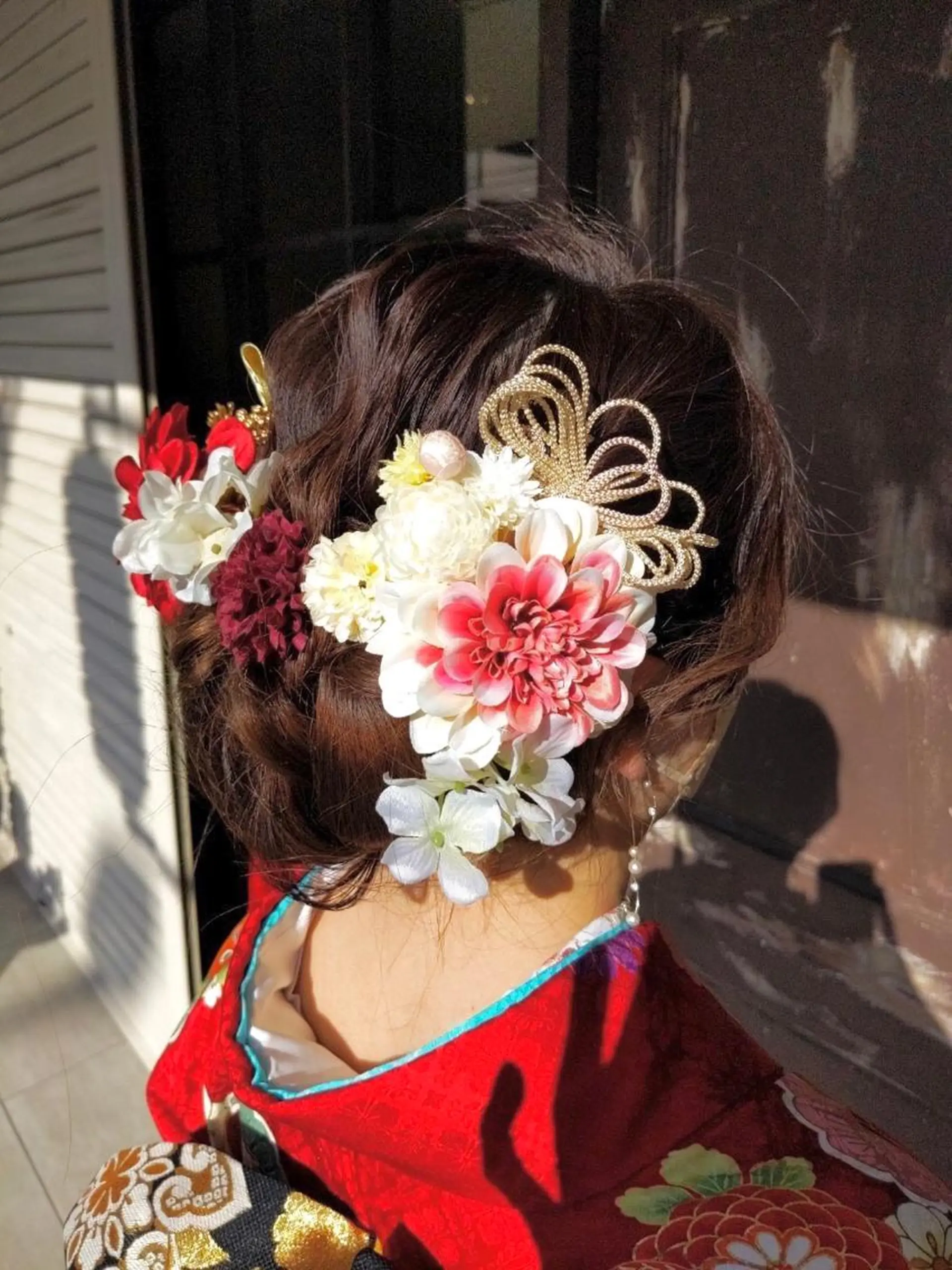 ヘアアレンジ 成人式 ヘアセット 川越 輝梨奈のヘアスタイル