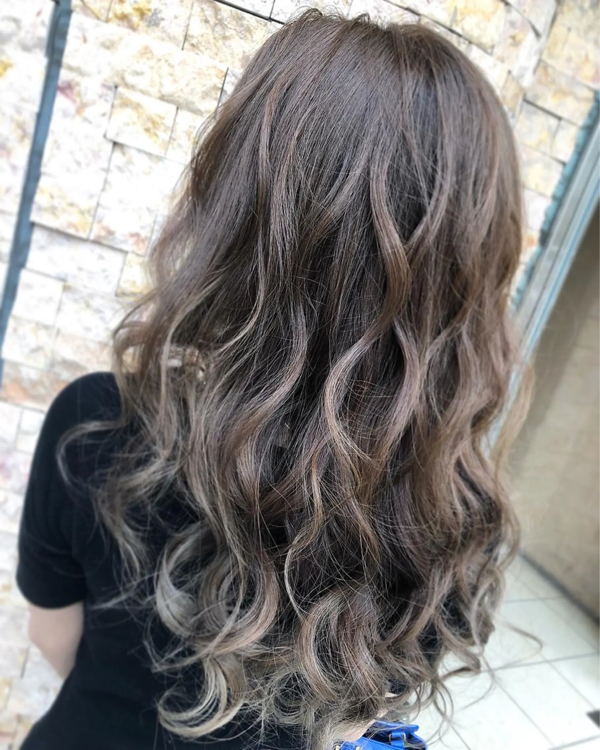 ロング カラー ベージュカラー ブラウンカラー グラデーションカラー ナチュラルブラウン ヘアカラー トリートメント 髪質改善/艶髪🦋 ウエキ リカのヘアスタイル