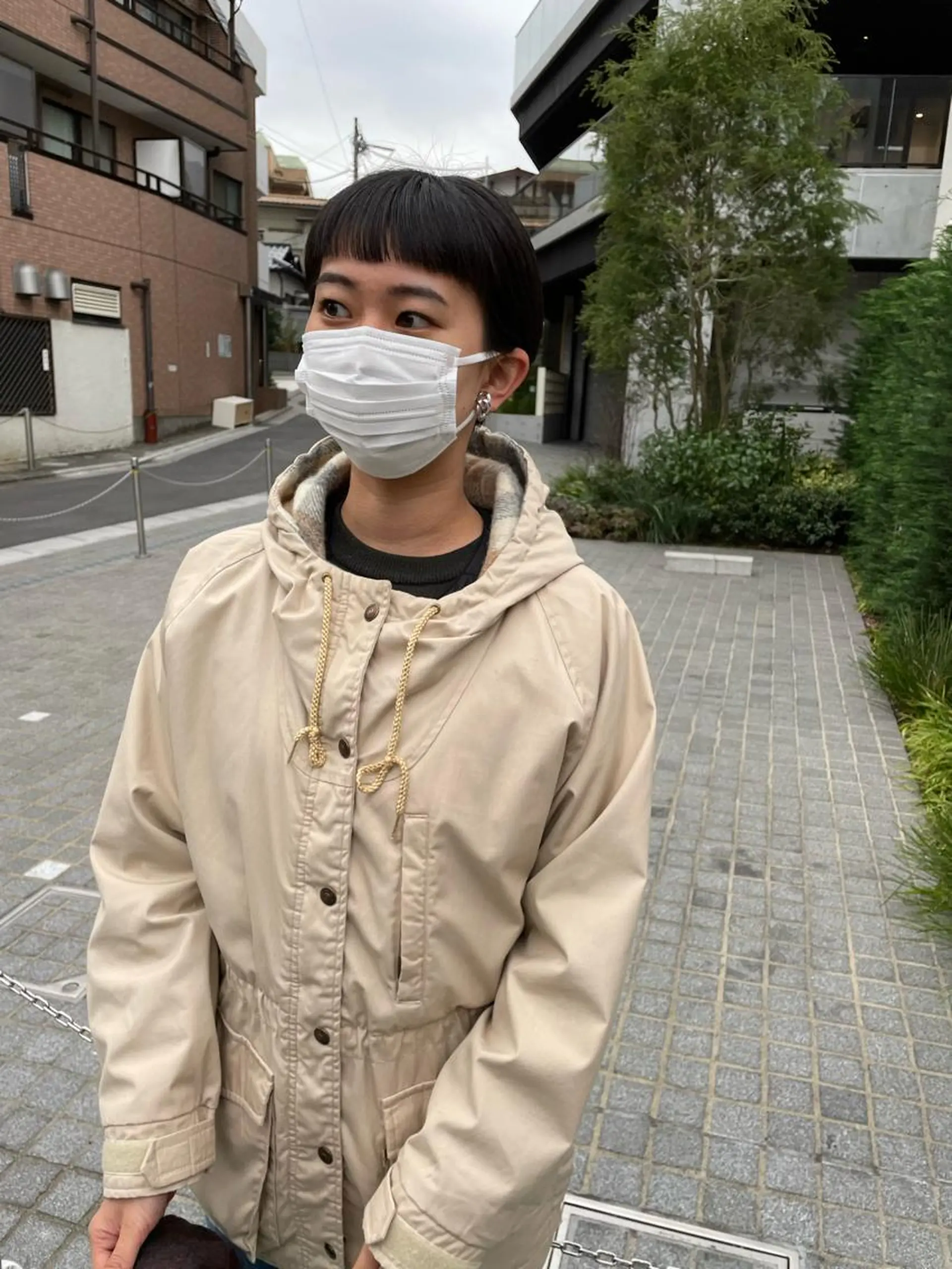 ショート カラー オン眉 ショートヘア カット ヘアカラー トリートメント パーマ/透明感カラー /ボブ/吉田一生のヘアスタイル