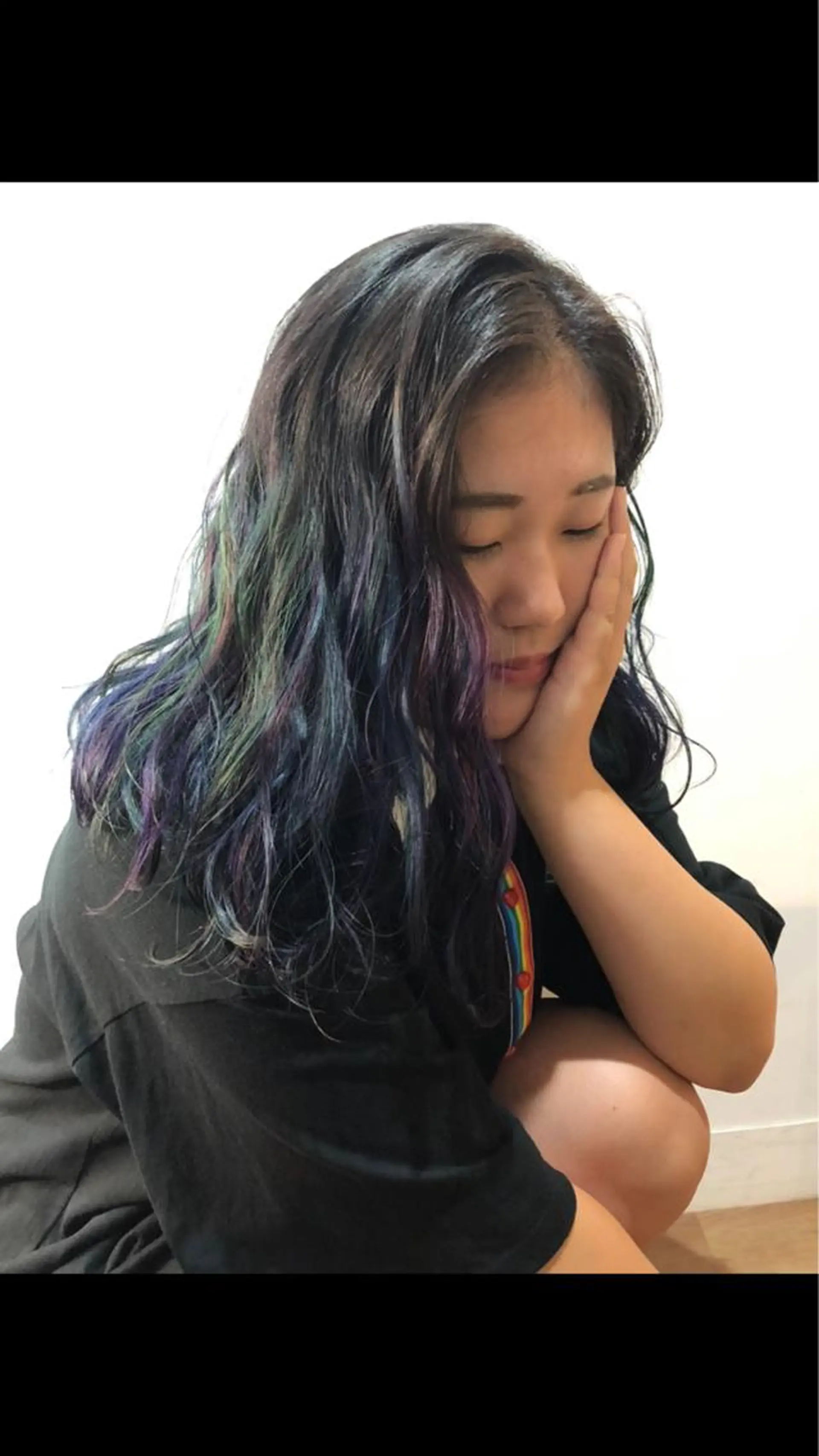 ロング カラー ユニコーンカラー MIYU💋💖 〈XENA渋谷本店〉のヘアスタイル