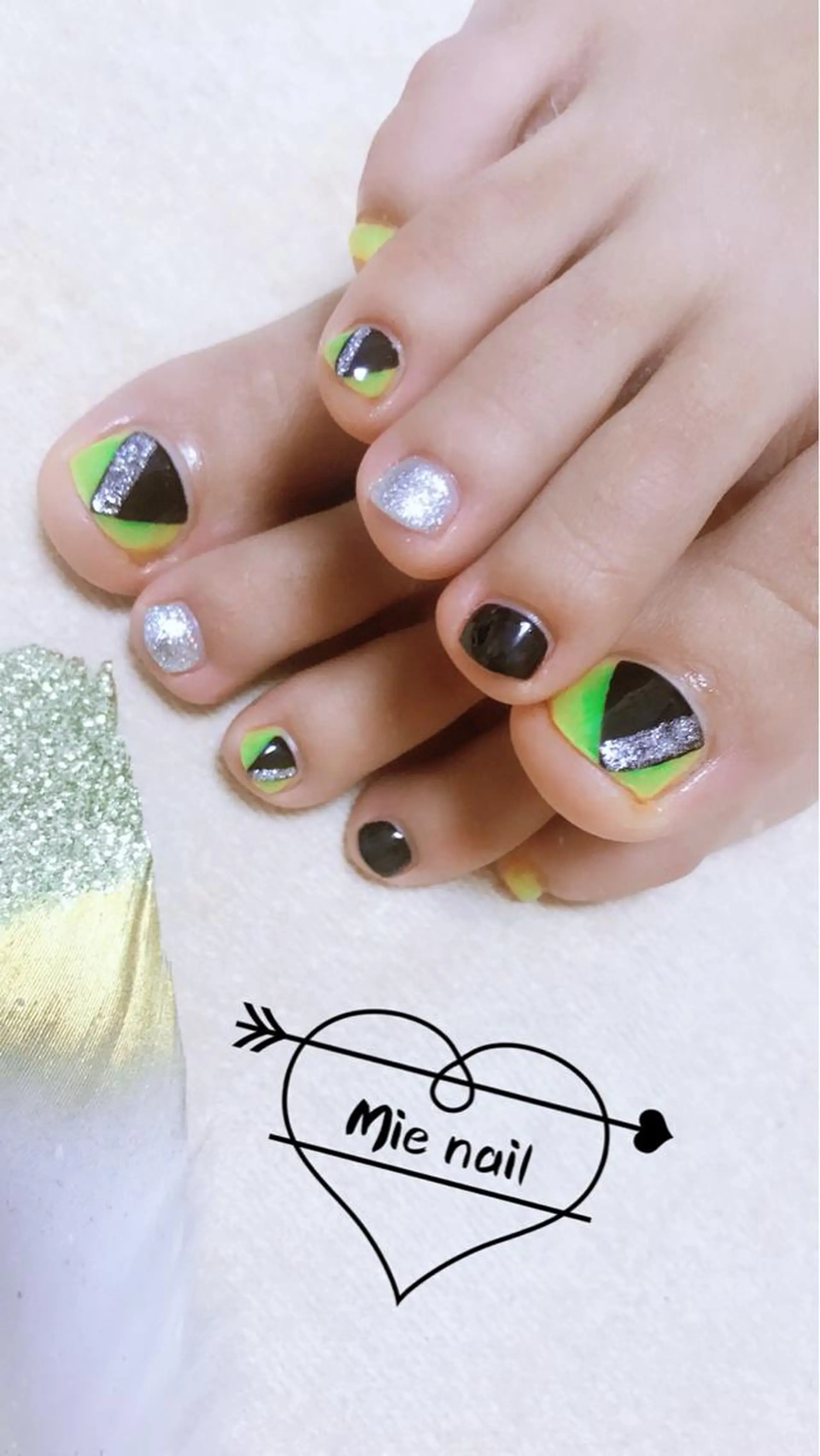ネイル フットネイル Mie nailのネイルデザイン