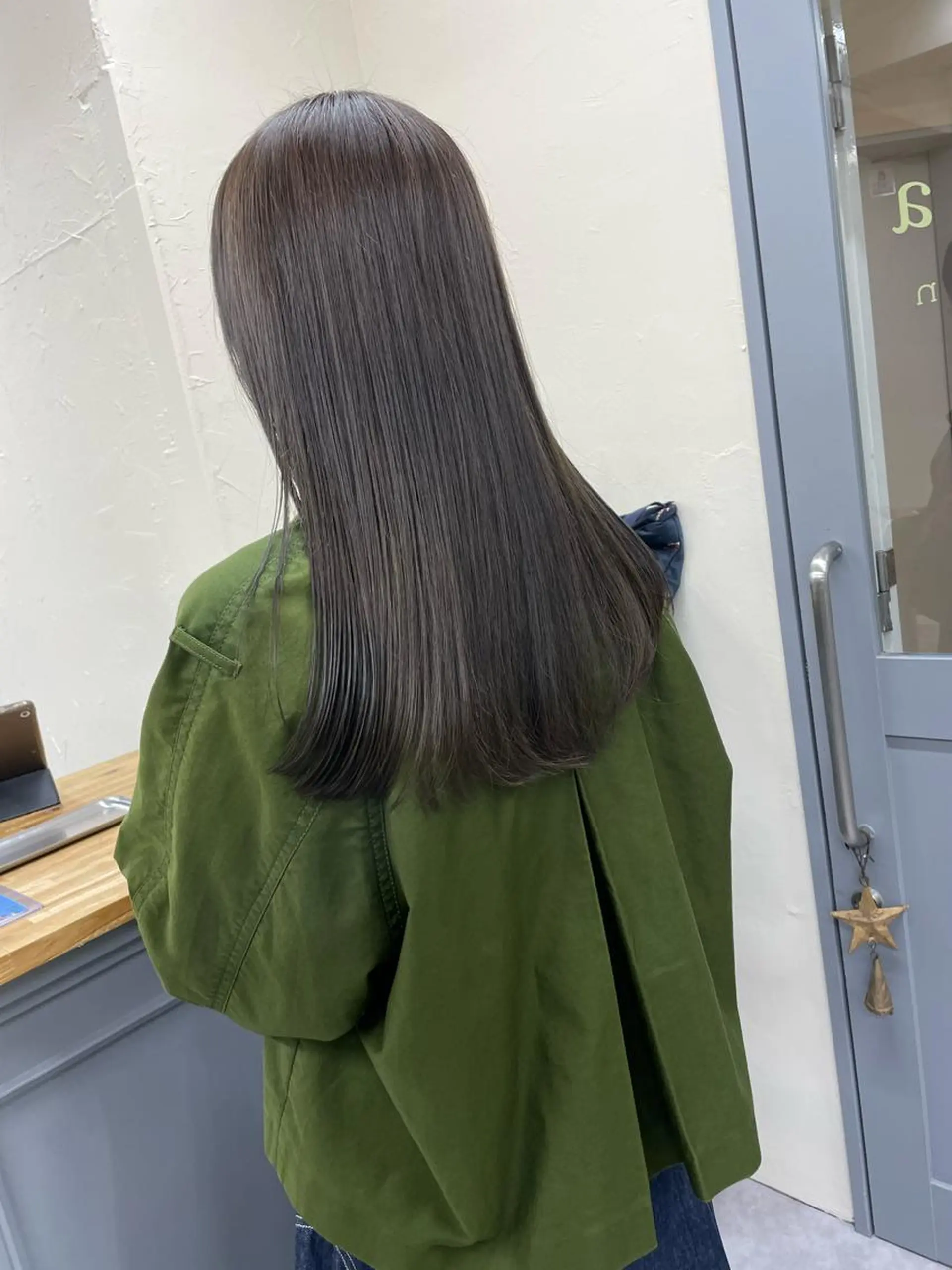 カラー 縮毛矯正モデル募集 RIKOのヘアスタイル