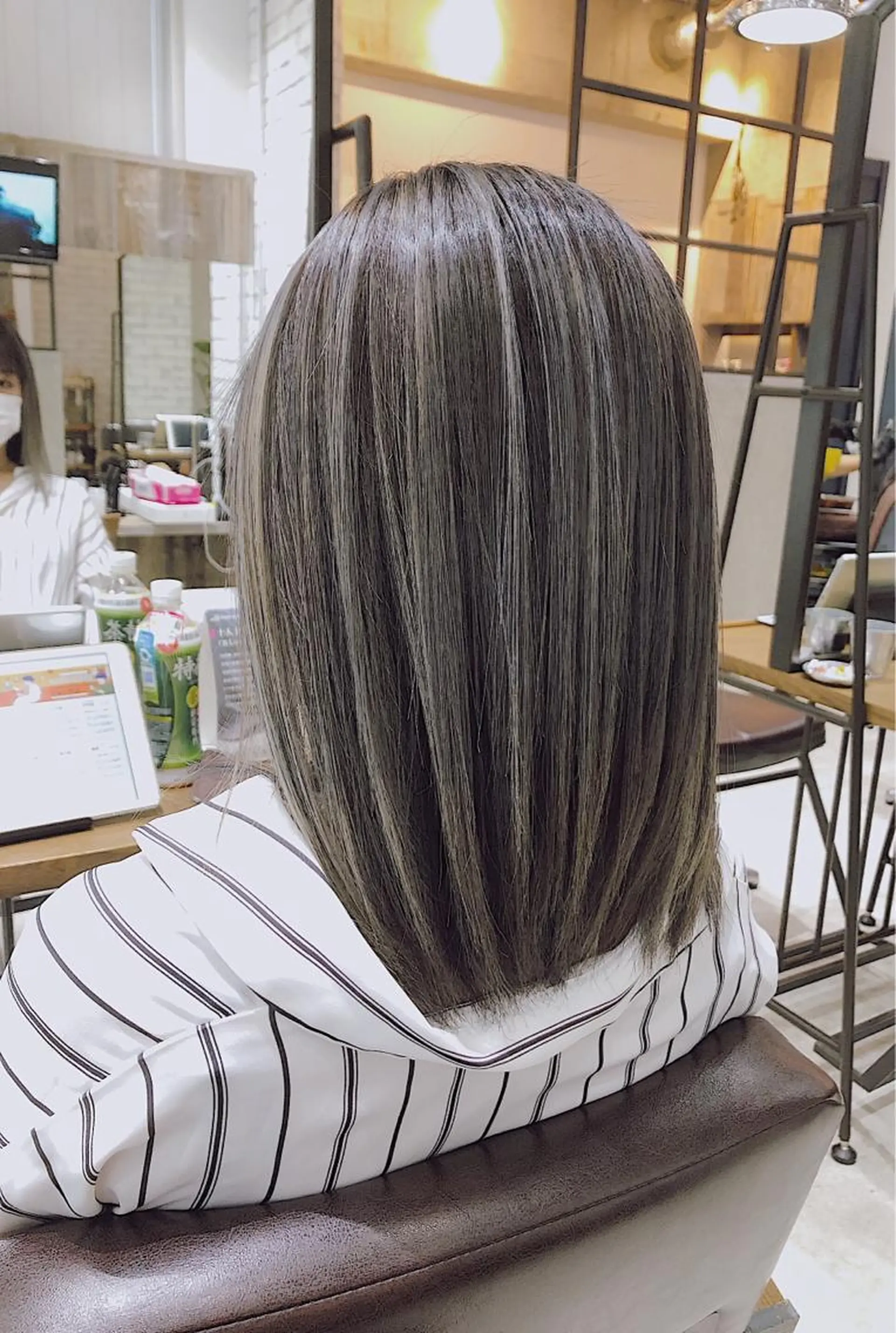 ミディアム カラー ヘアアレンジ ハイライトカラー ハイライト イメコン美容師 サイトウアキラのその他イメージ
