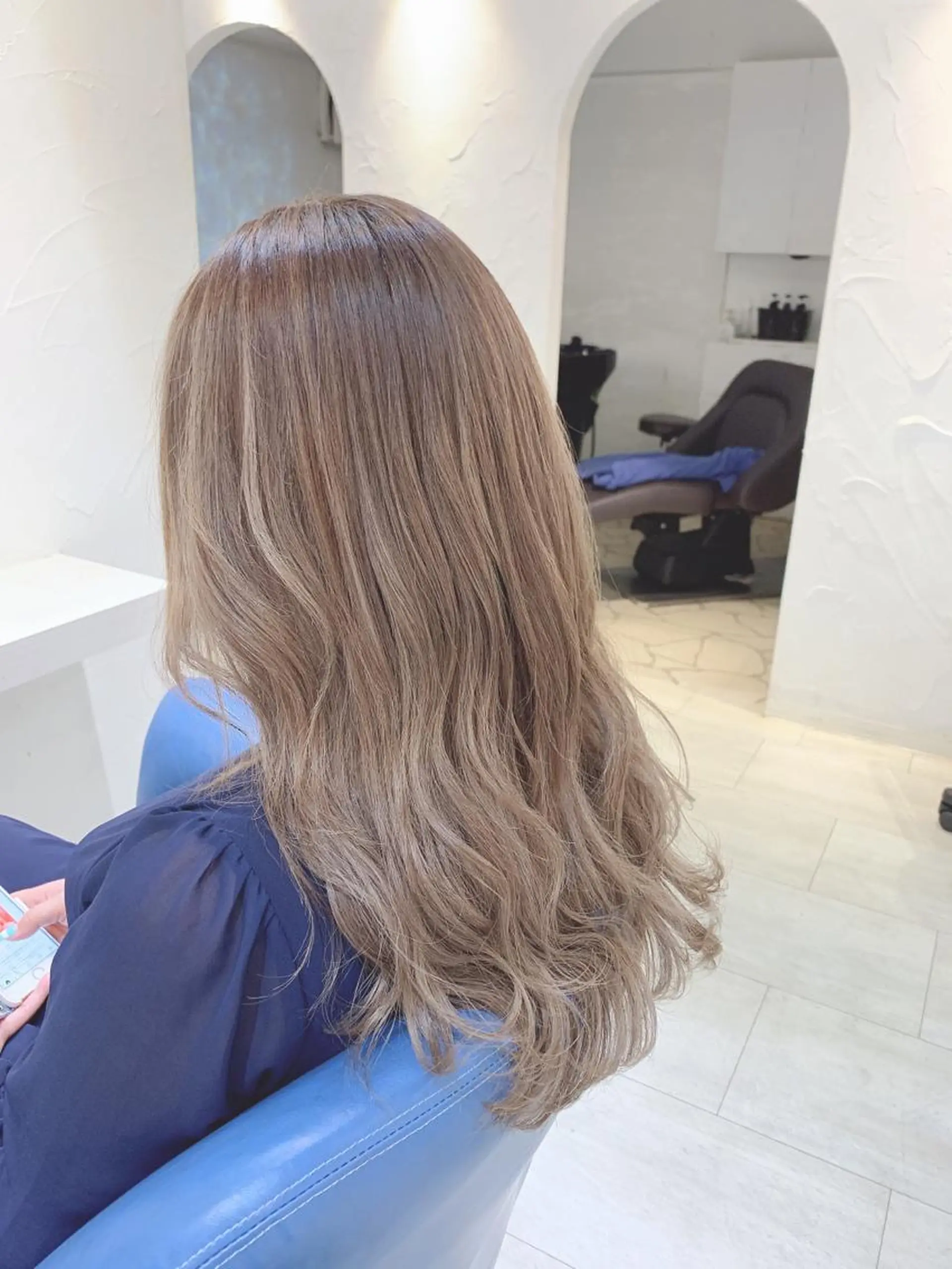 ロング カラー カット ヘアカラー トリートメント 中目黒✂︎店長✂︎ TOMOHIROのヘアスタイル