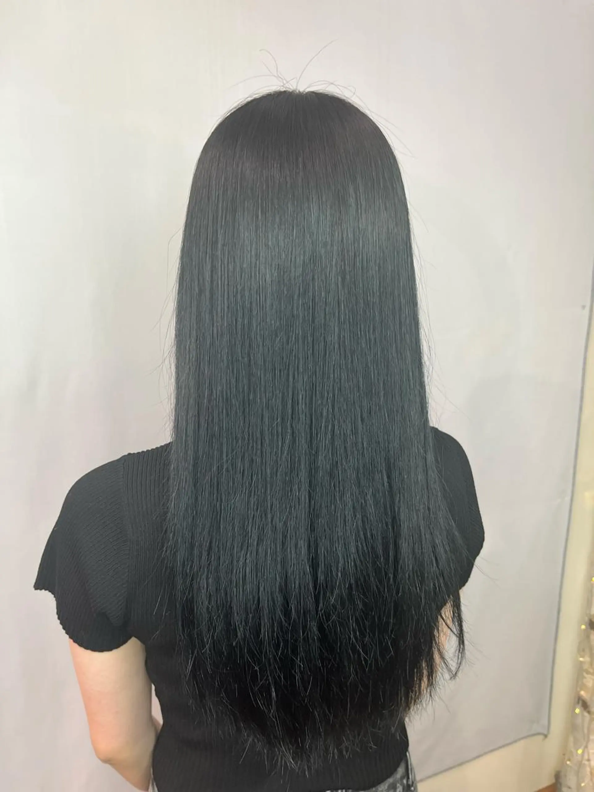 ロング カラー トリートメント 💖しの💖韓国ヘア レイヤーカットのヘアスタイル
