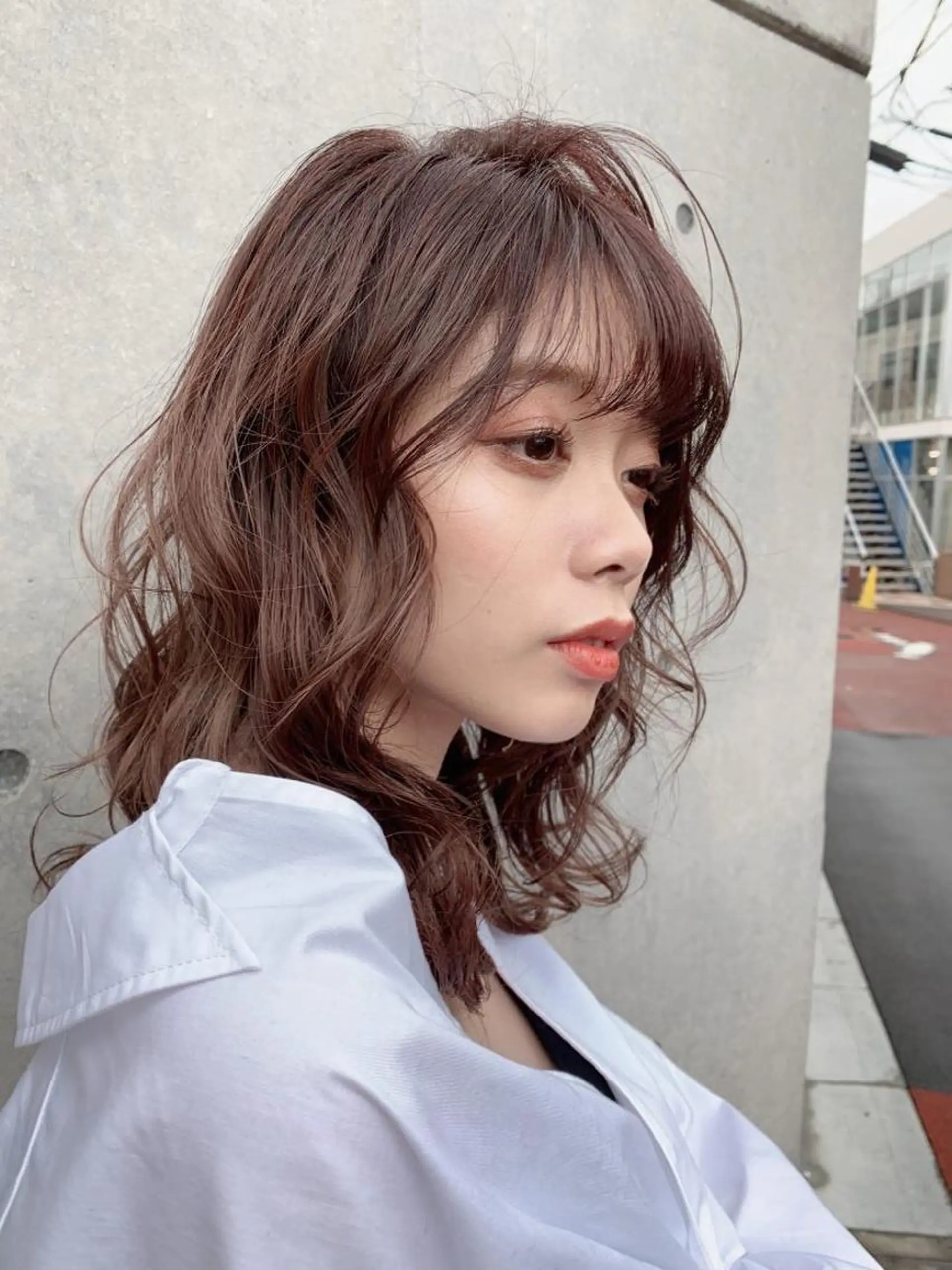 ミディアム カラー Honami 🦭❤️のヘアスタイル