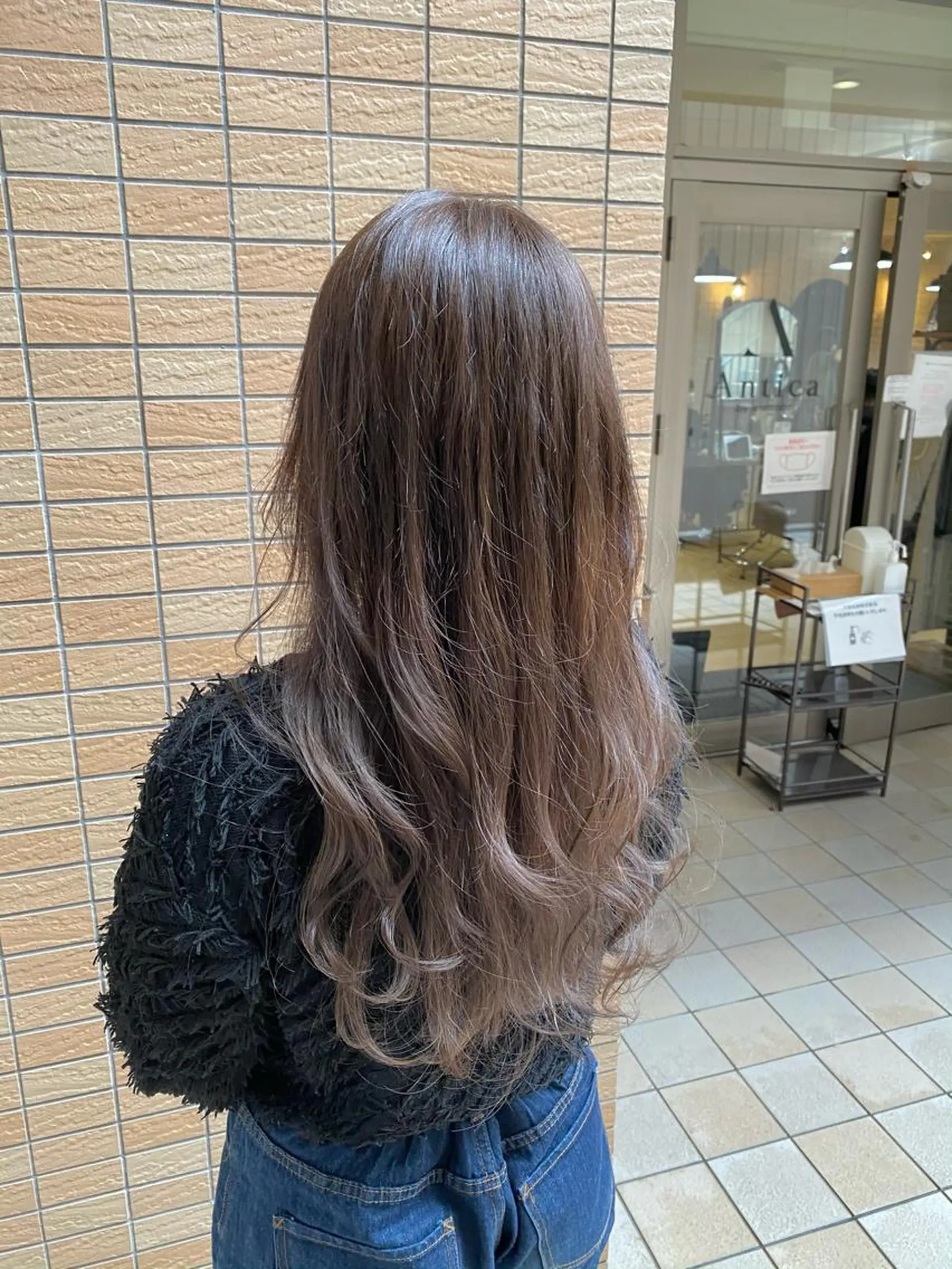 ロング カラー 髪質改善 ヒデのヘアスタイル