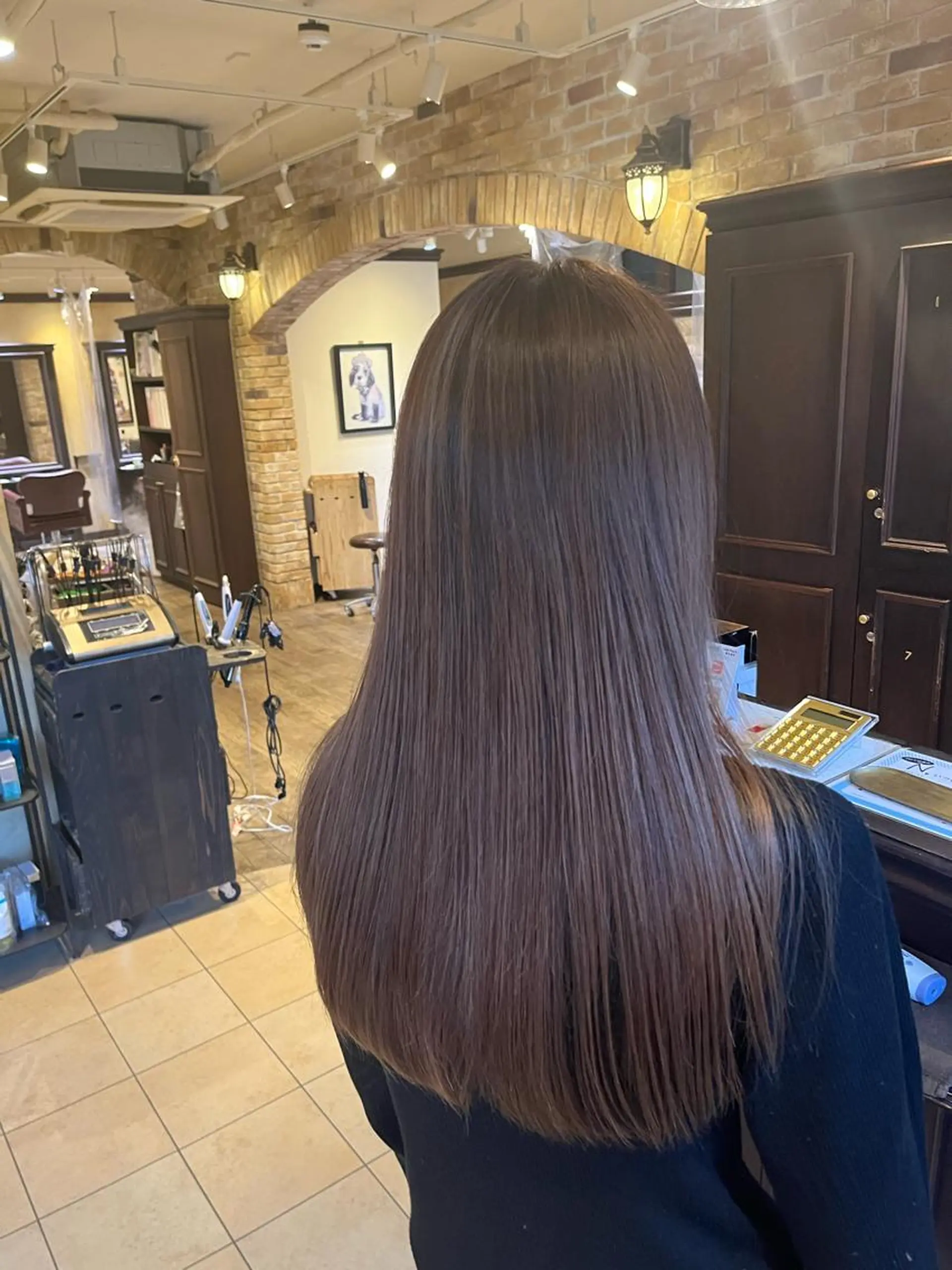 ロング ヘアカラー 🧡ミルクティー/ レイヤー🧡ショウナのヘアスタイル