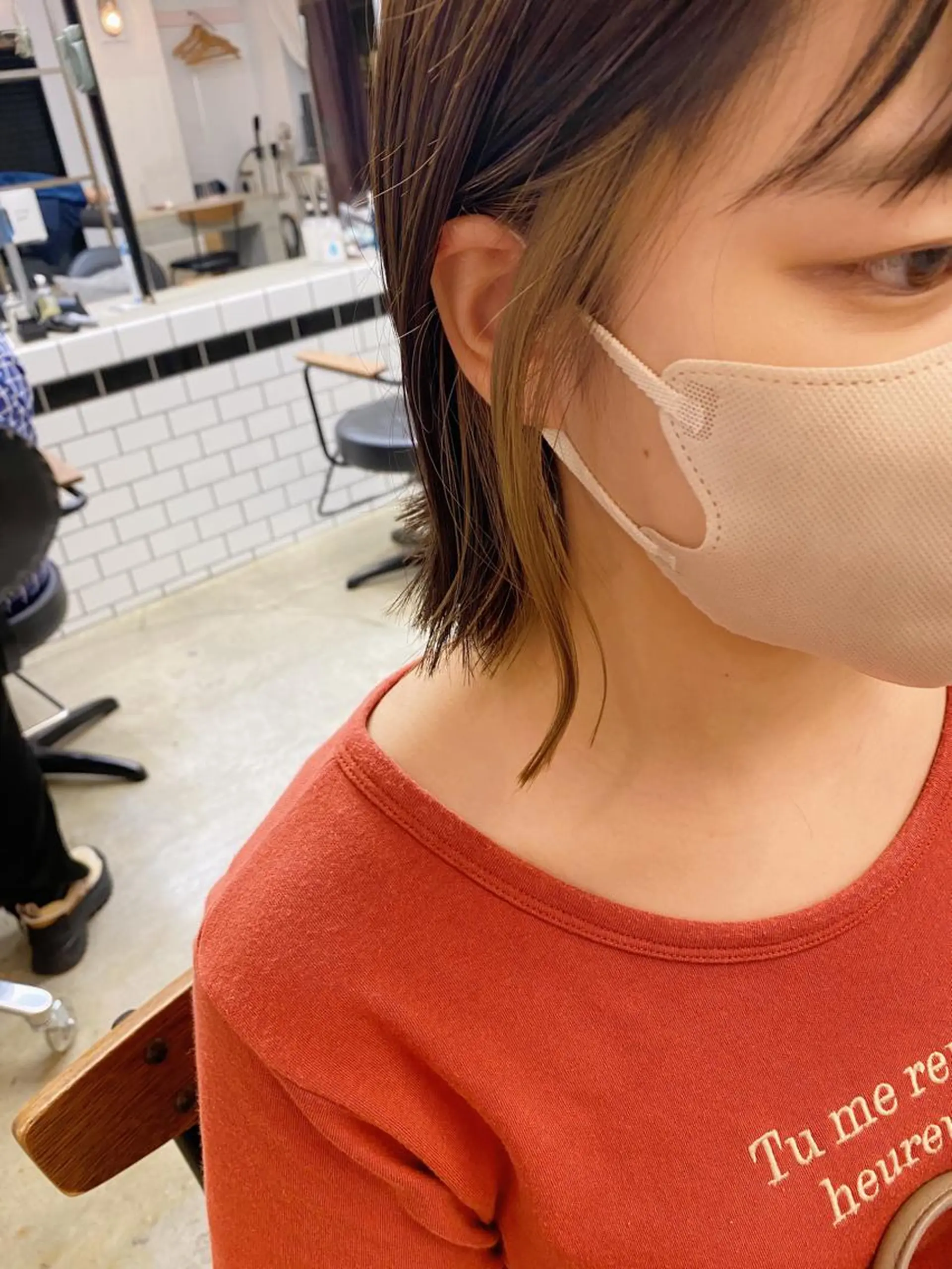 ミディアム カラー ヘアカラー トリートメント salowin三丁目所属・🟩白髪ぼかし/ ショート/ボブ/大司のヘアスタイル