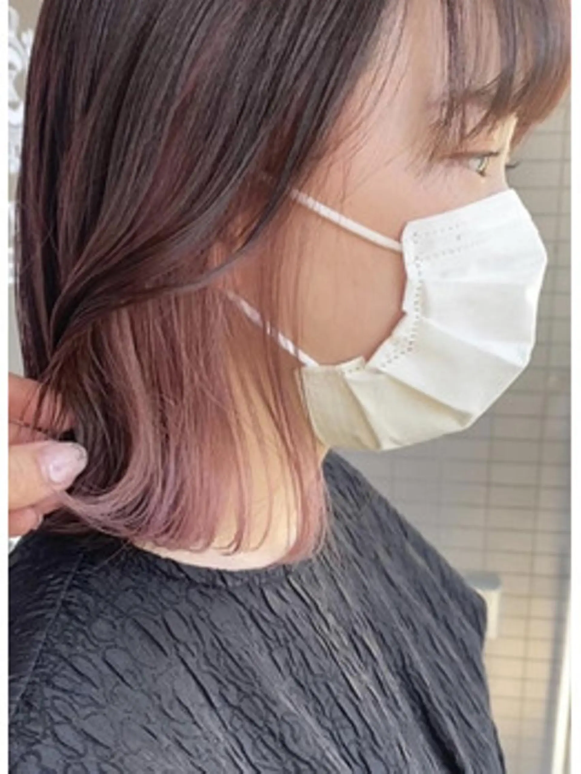 ショート カラー パーマ ヘアアレンジ アディクシーカラー ベージュカラー ブリーチ ケアカラー 透明感カラー ヘアカラー トリートメント ヘアケア特化型サロン newi 梅田のヘアスタイル