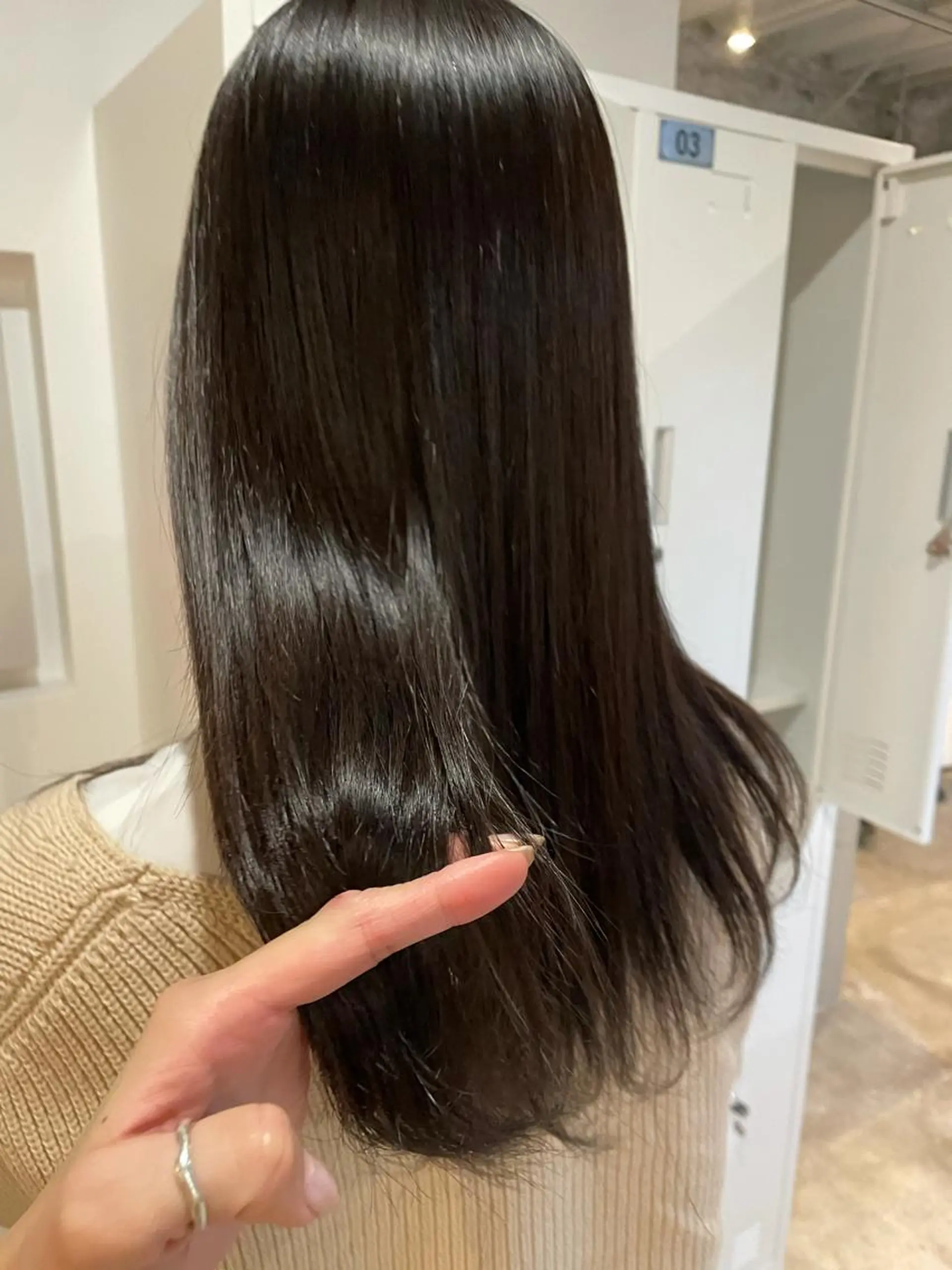 セミロング カラー アッシュ ラベンダーカラー ラベンダーアッシュ 縮毛矯正 ヘアカラー トリートメント 中目黒🌼 🌼ハナのヘアスタイル