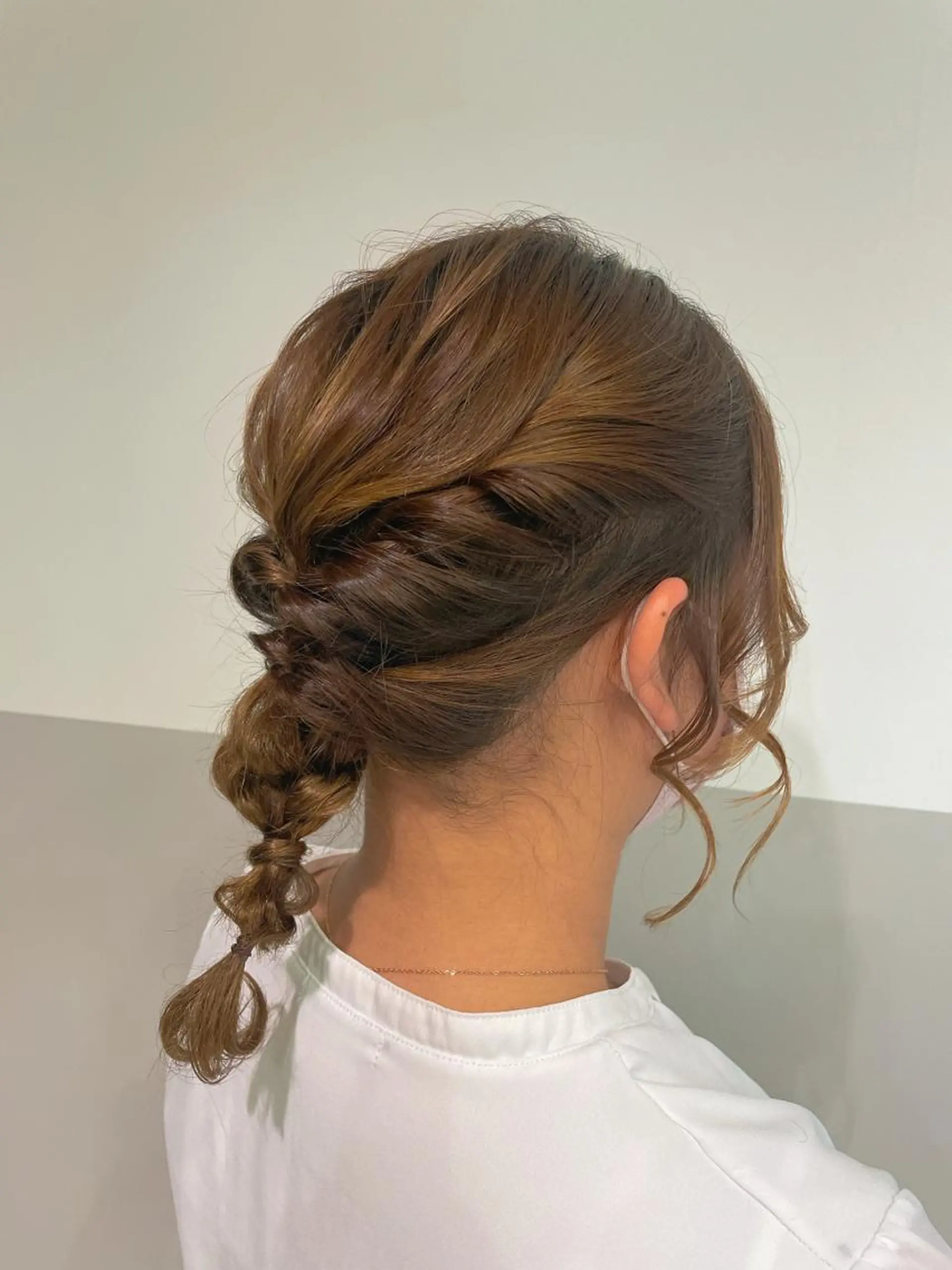 セミロング ヘアアレンジ KANGOLSALON 富山セントラル所属・松井 亜美のヘアスタイル