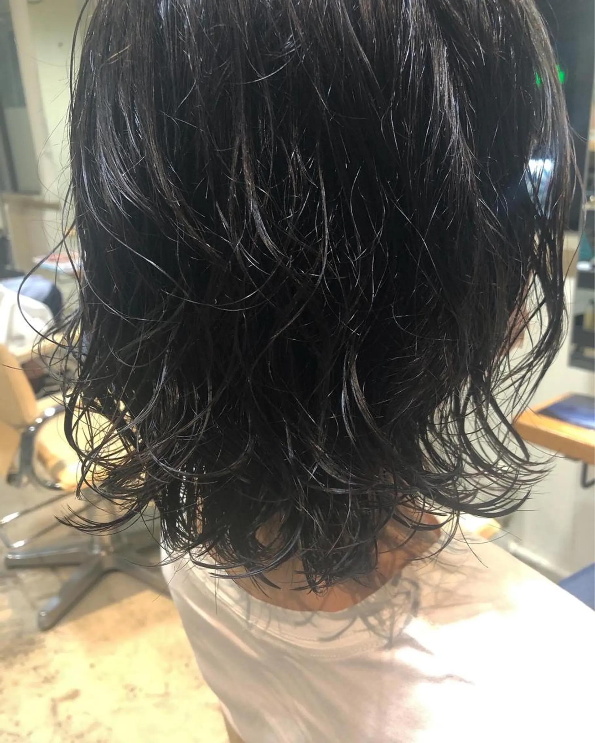 ミディアム パーマ パーマ美容師 hanaのヘアスタイル