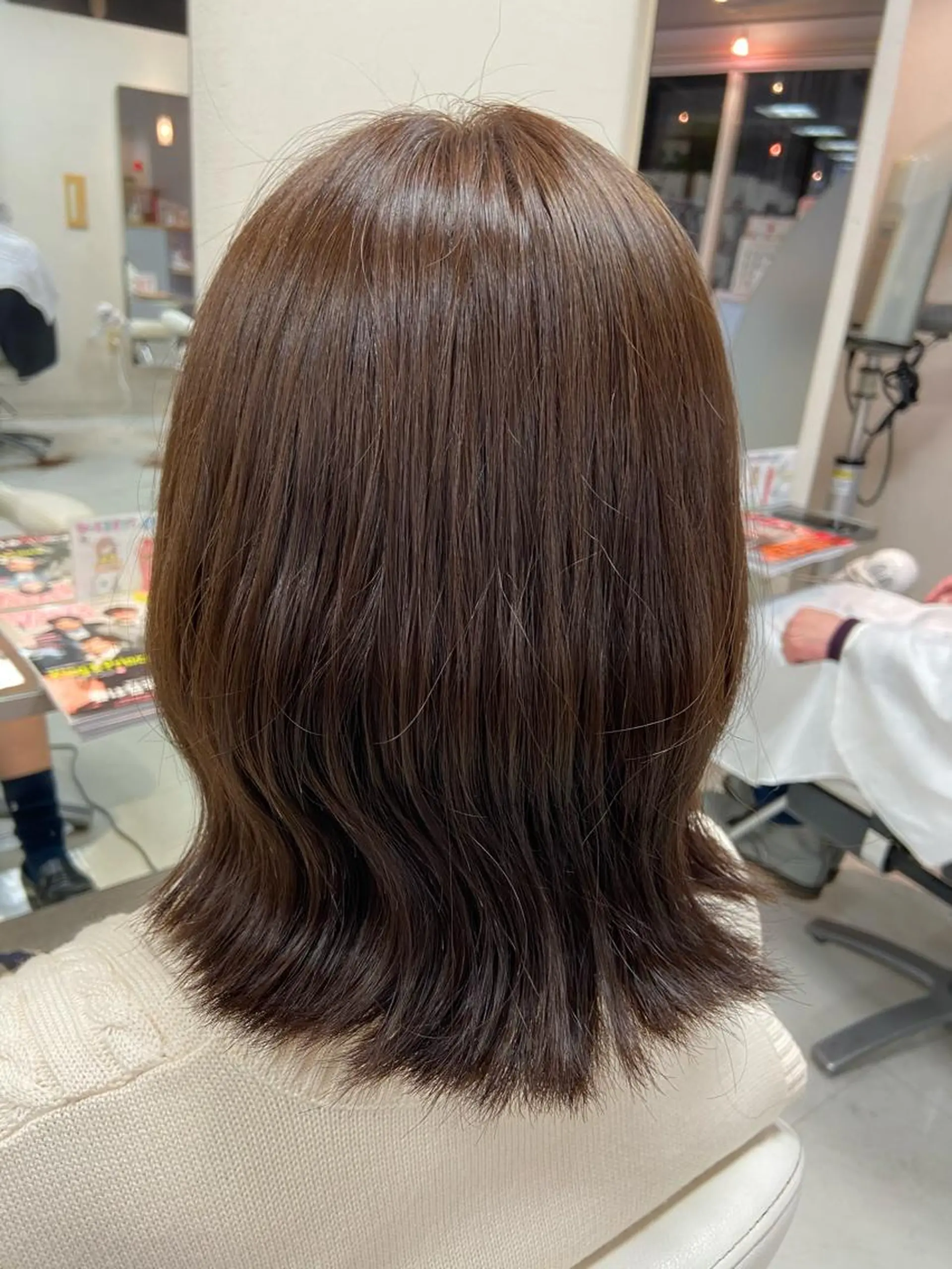 ミディアム カラー トリートメント ヘアカラー トリートメント 菊地 美憂のヘアスタイル