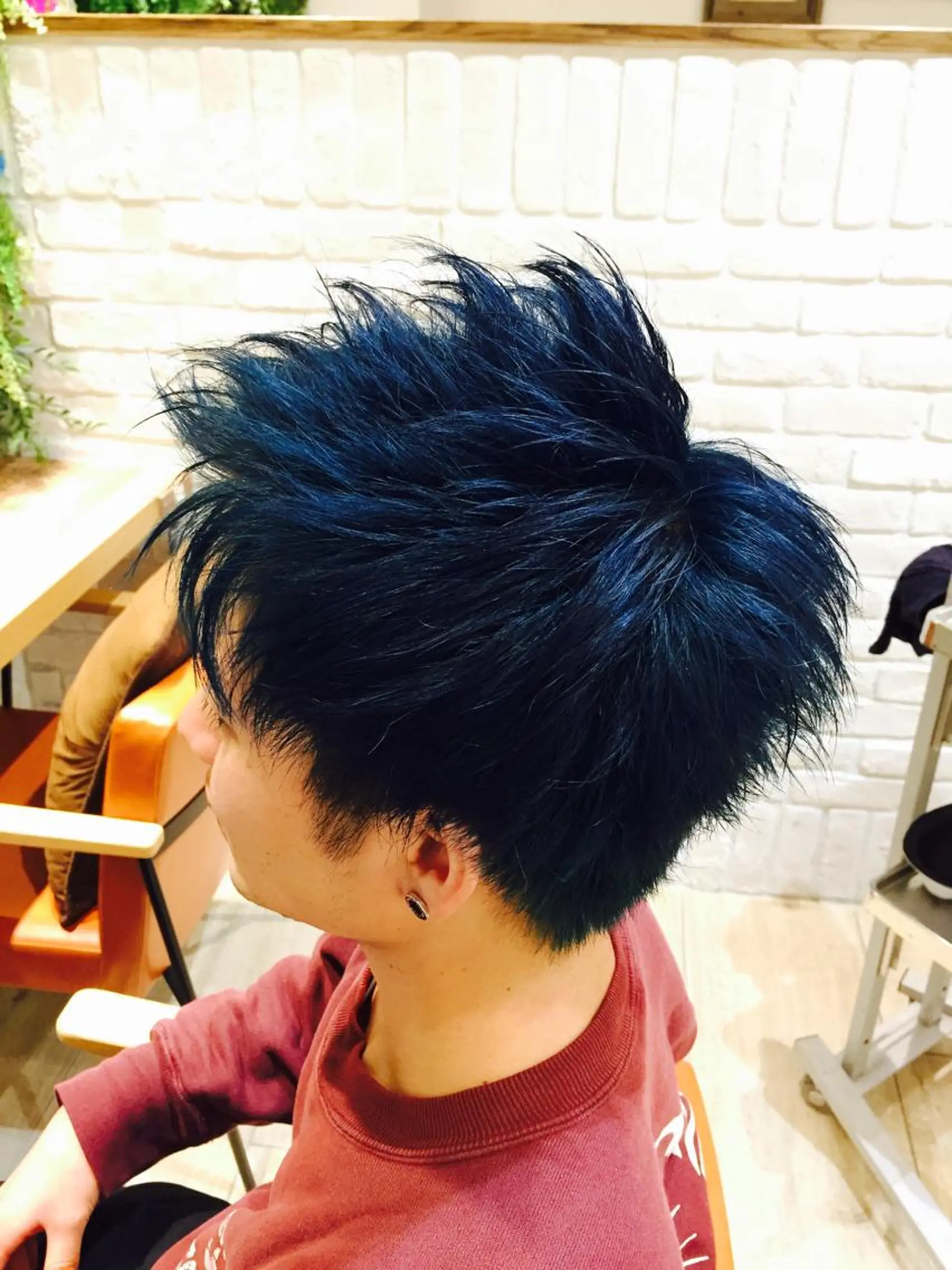 ショート カラー メンズ 吉岡 三四朗のヘアスタイル