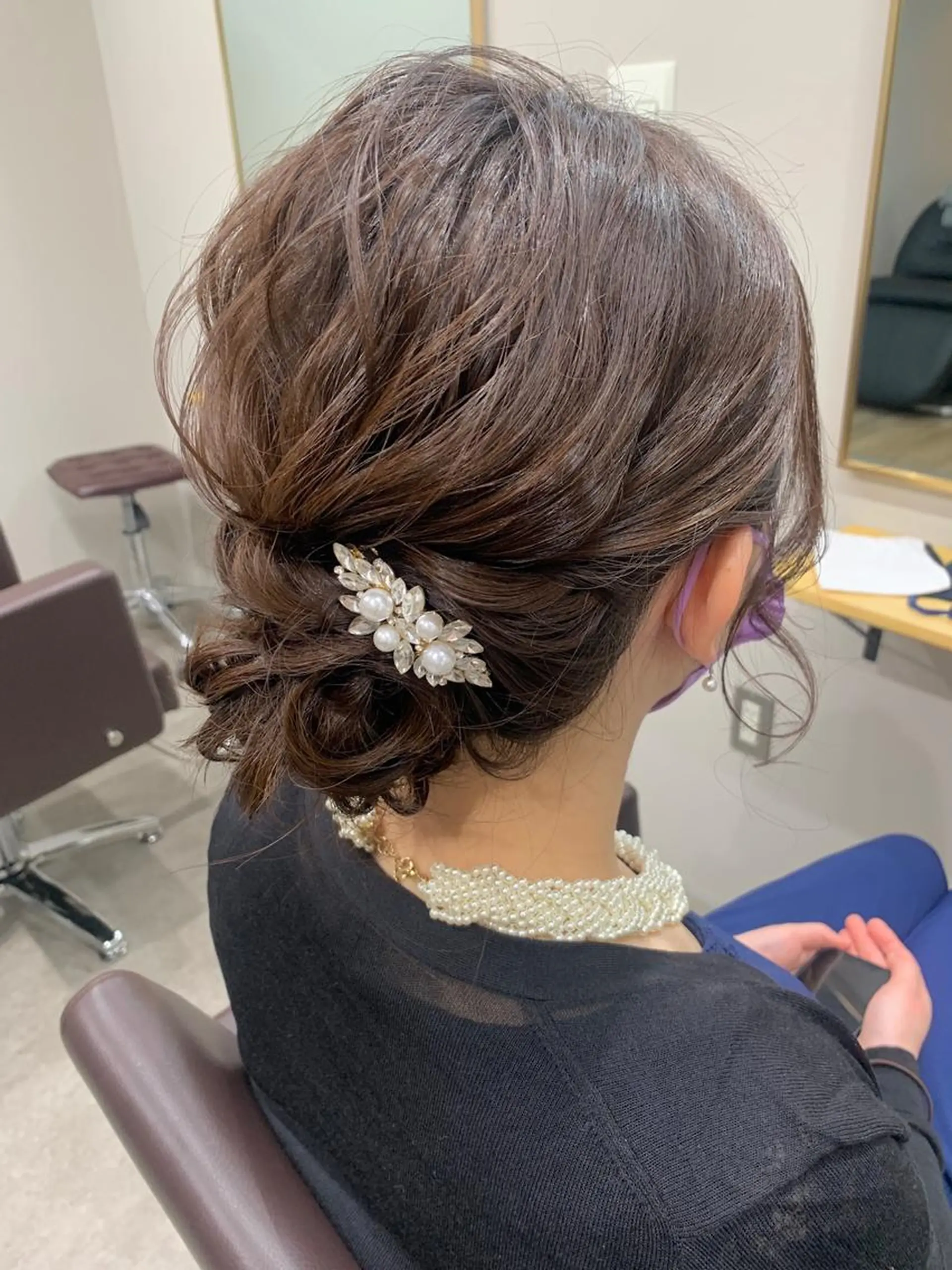 ミディアム ヘアアレンジ ✨【公式】 Lig.横浜✨のヘアスタイル
