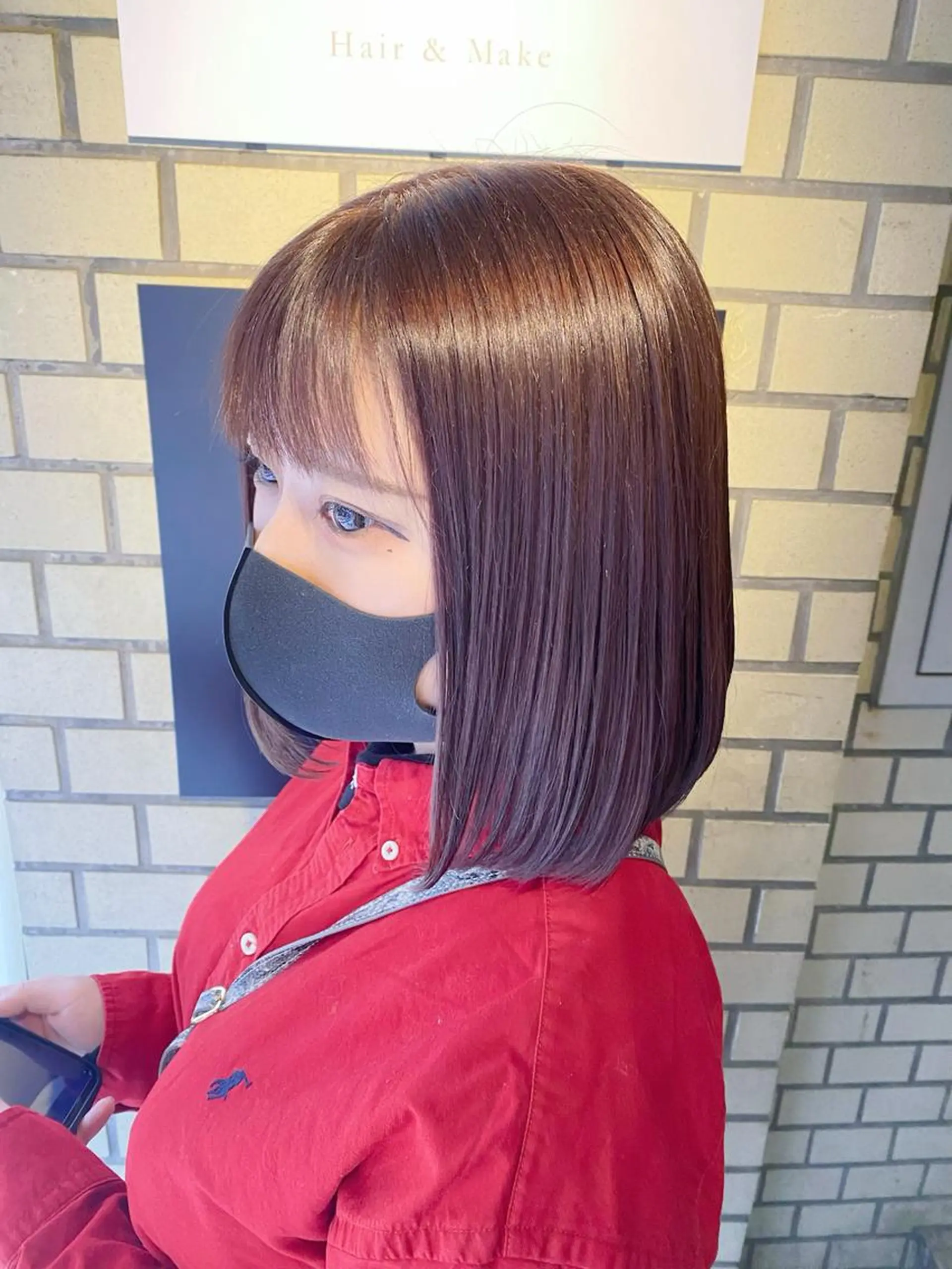 ショート カラー ヘアアレンジ ベージュカラー ピンクカラー ピンクベージュ FLEUR by little所属・🌸モテヘア🌸 ﾀﾞｲﾁのヘアスタイル