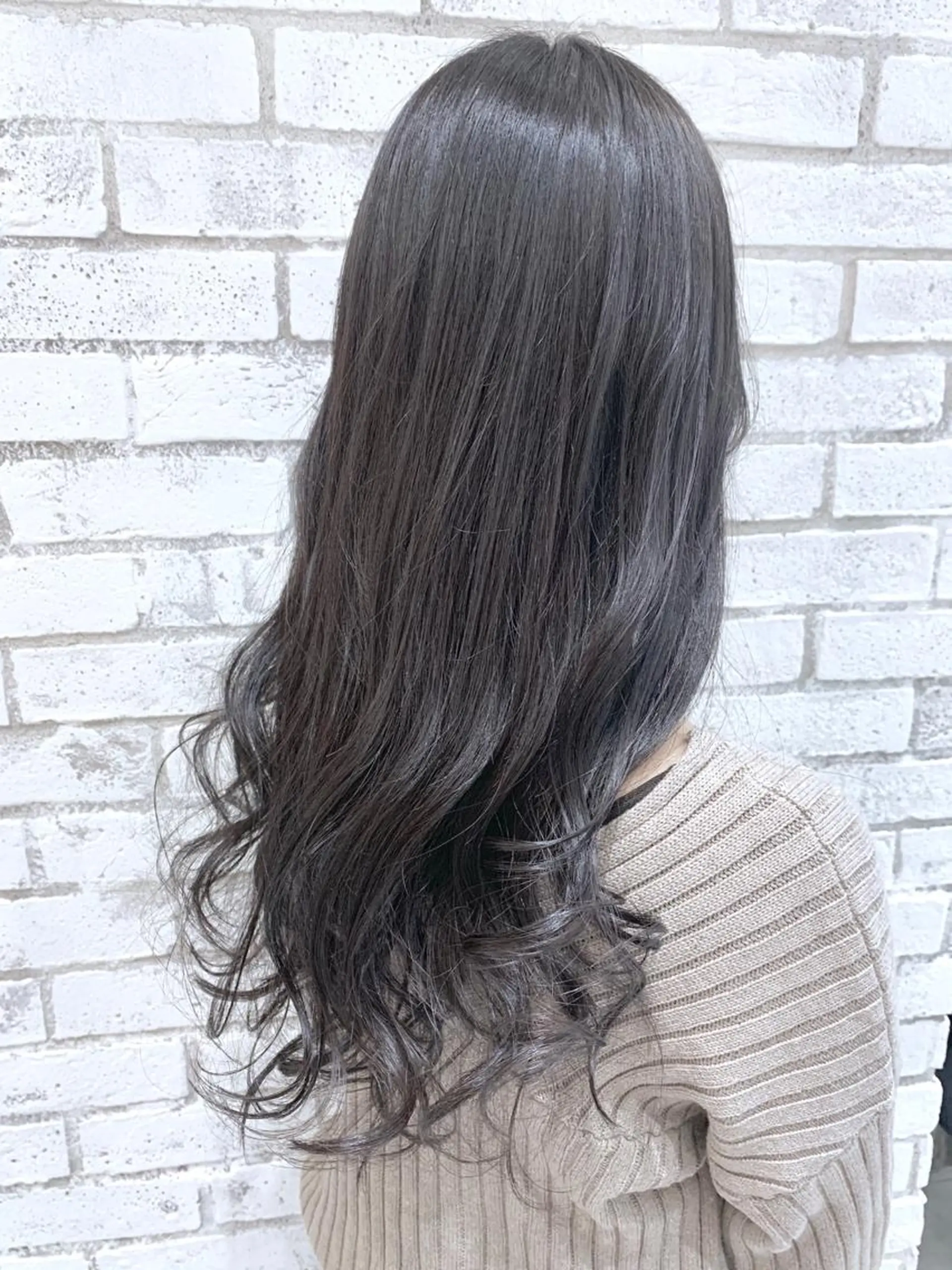 ロング カラー パーマ ヘアアレンジ グレージュ ヘアカラー トリートメント filo byFeria渋谷所属・縮毛矯正/美髪 髪質改善/石田幸輔のヘアスタイル