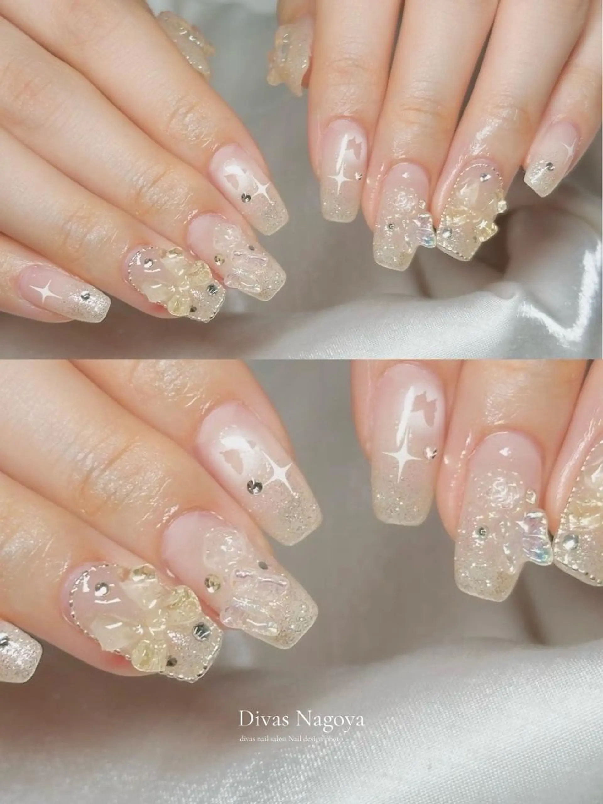 ネイル 長さ出し ジェルネイル 韓国ネイル マグネットネイル 持ち込み 🎀Sakae D.d nail🎀のネイルデザイン